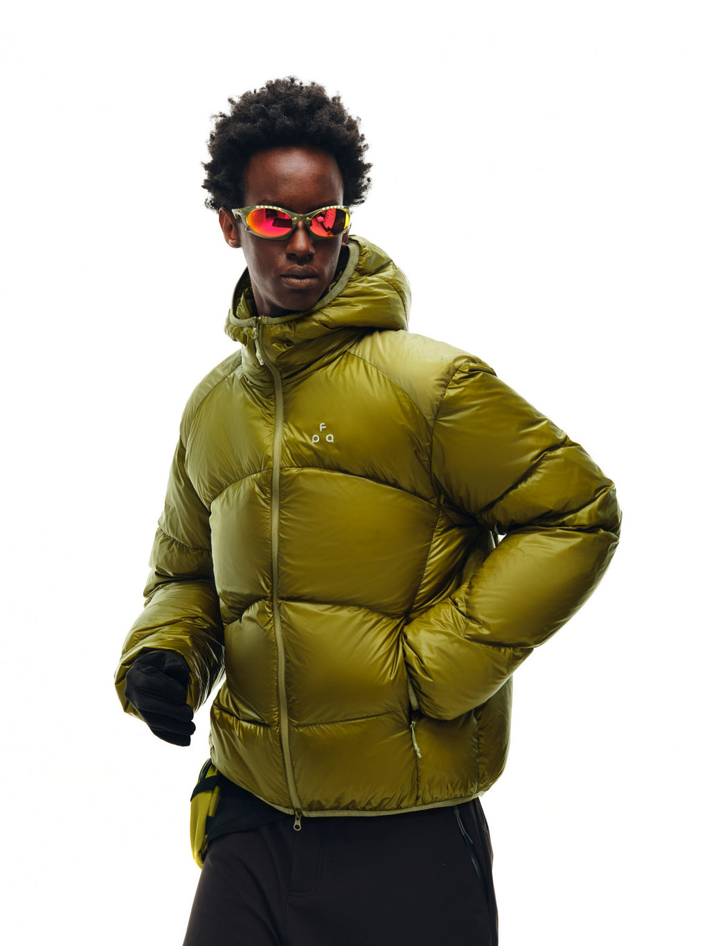 FPA Color-Block Hooded Down Jacket for Winter Outdoor Casual Sports Couple Premium Warm Coat