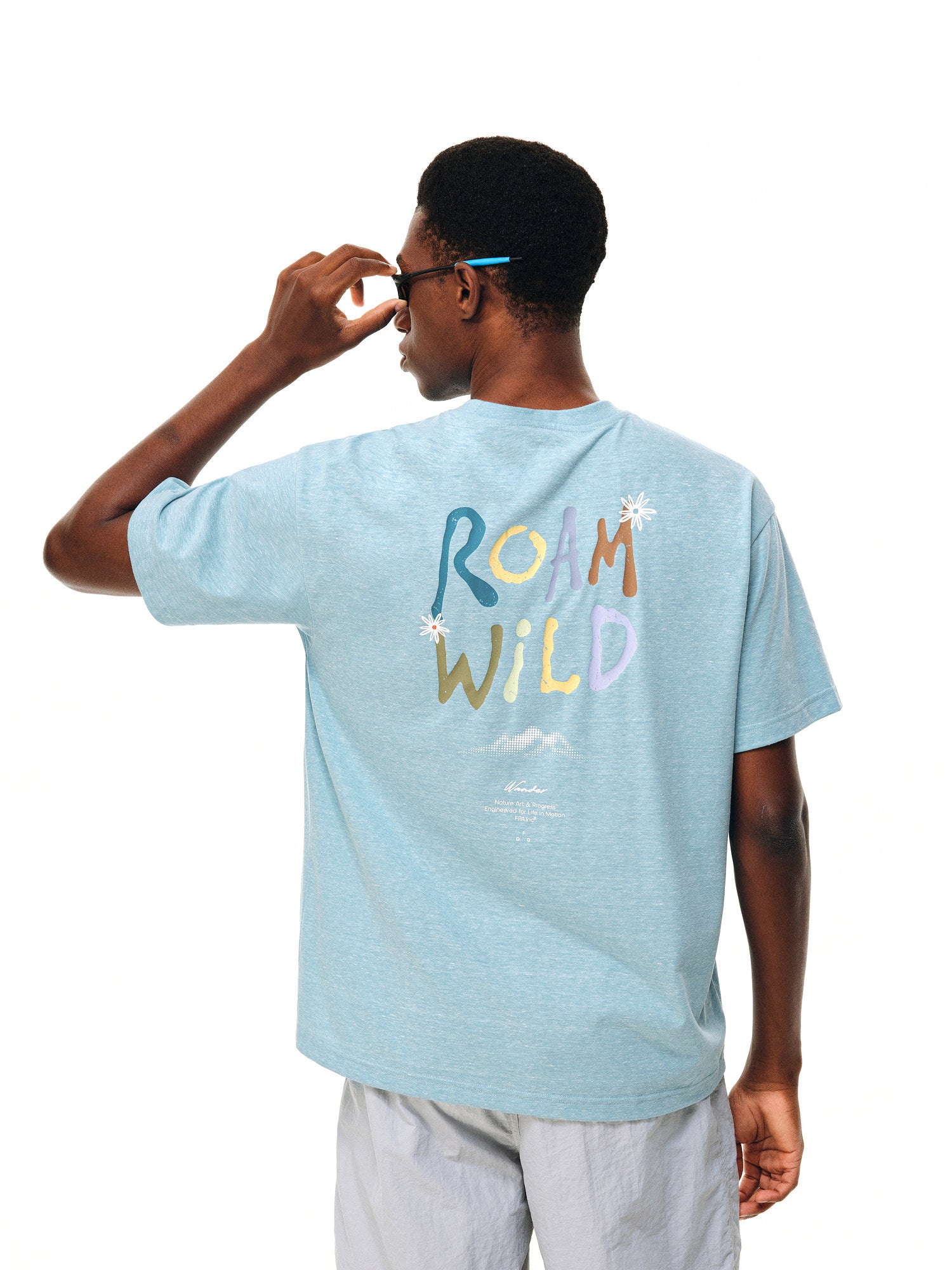 FPA Mountain Wander Summer Short Sleeve T-Shirt – Cool-Touch Crew Neck Casual Outdoor Tee for Men and Women