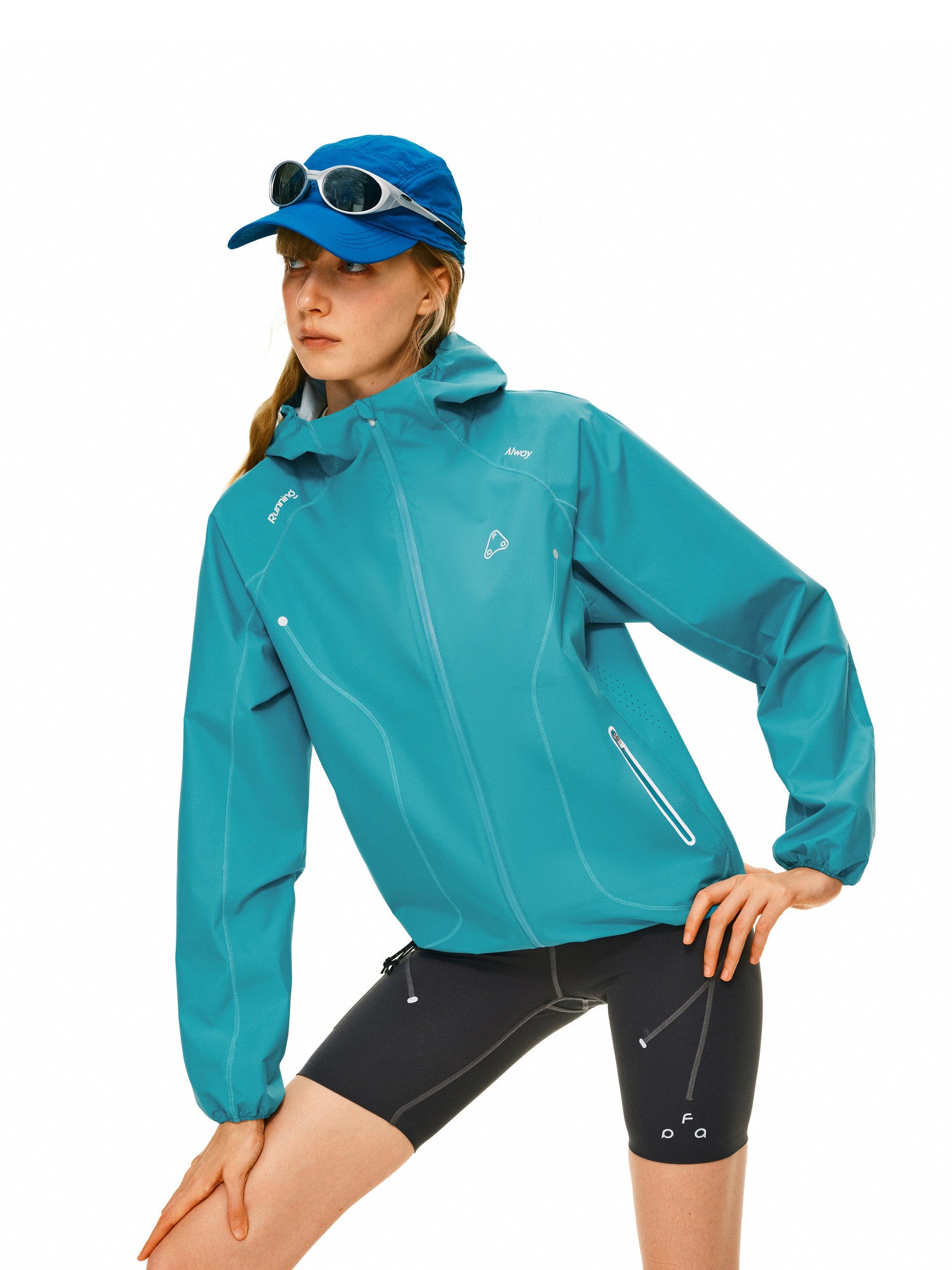 FPA Wind Speed Running Hooded Jacket for Spring and Autumn – Lightweight, Breathable, Drawstring, Color-Block Couple Jacket for Men