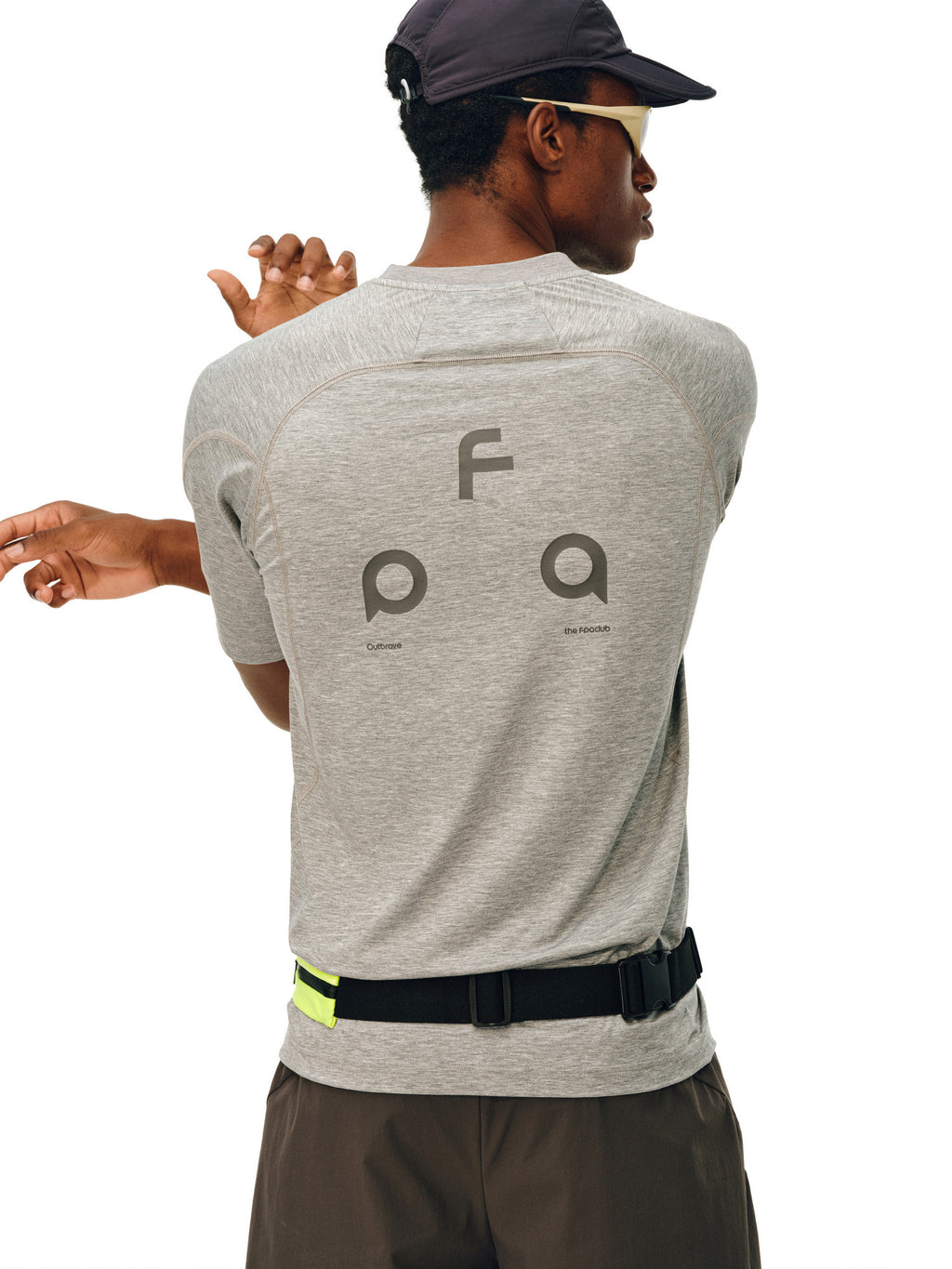 FPA Skin-Friendly Wrinkle-Resistant Cool Touch Sports Short Sleeve T-Shirt for Outdoor Fitness Summer Round Neck Couple Tee