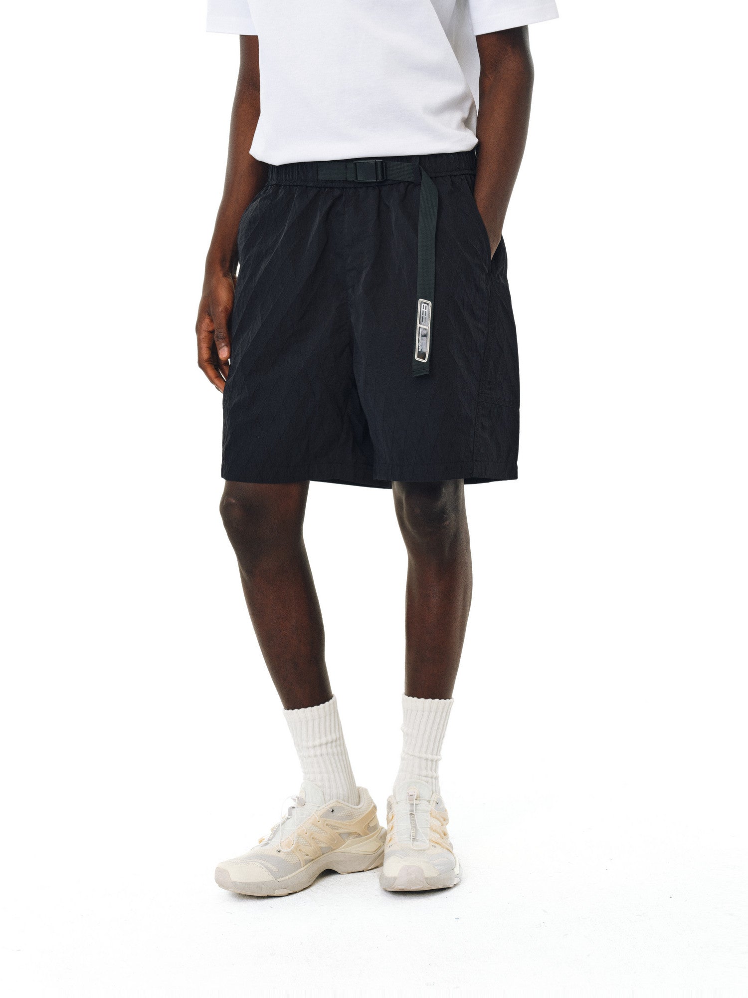 FPA Textured Grid Cargo Shorts – Streetwear Summer Loose Straight-Leg Athletic Basketball 5-Inch Shorts