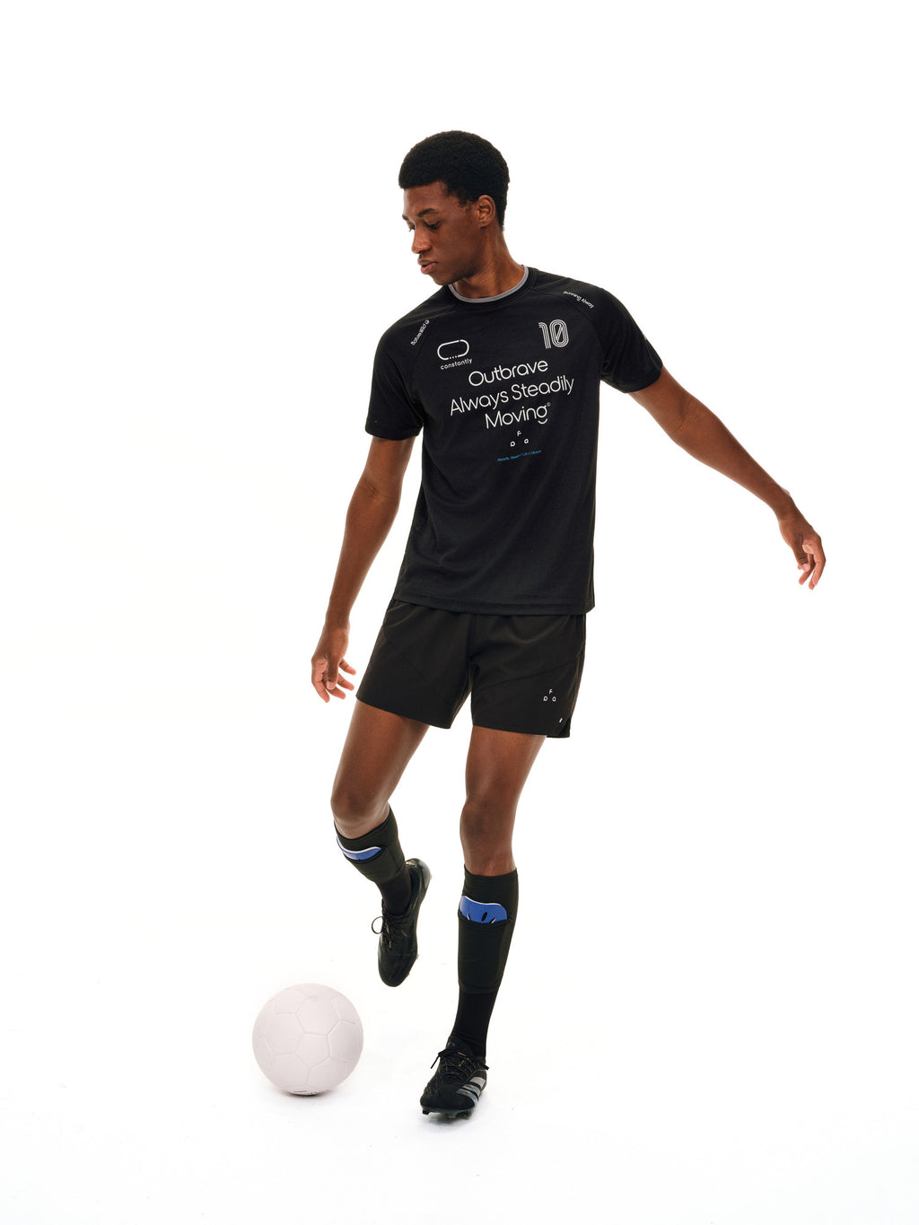 FPA Soccer Capsule Series Quick-Dry Perforated Soccer Training Short Sleeve T-Shirt for Men and Women - Summer Outdoor Tee