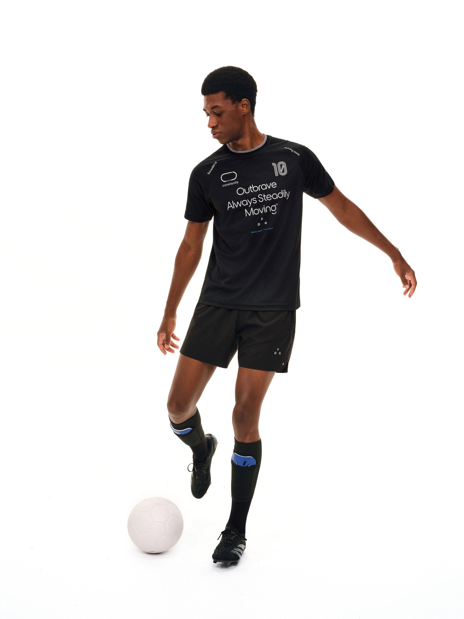FPA Soccer Capsule Series Quick-Dry Perforated Soccer Training Short Sleeve T-Shirt for Men and Women - Summer Outdoor Tee