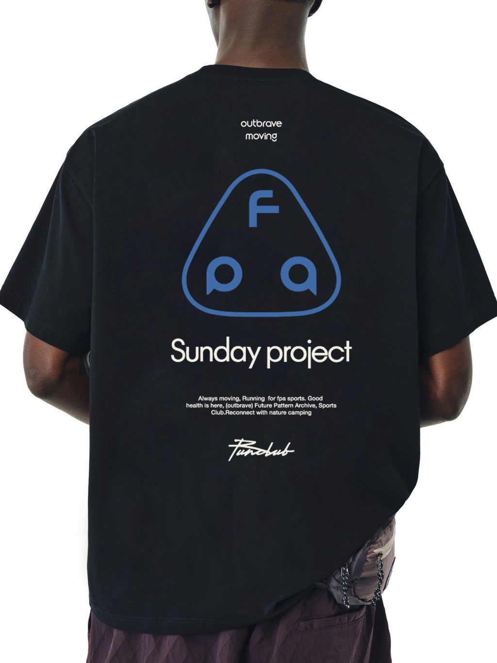 FPA Quick-Dry Cool-Touch 7A Antibacterial Anti-Mite Short-Sleeve Round-Neck Logo Print Unisex T-Shirt