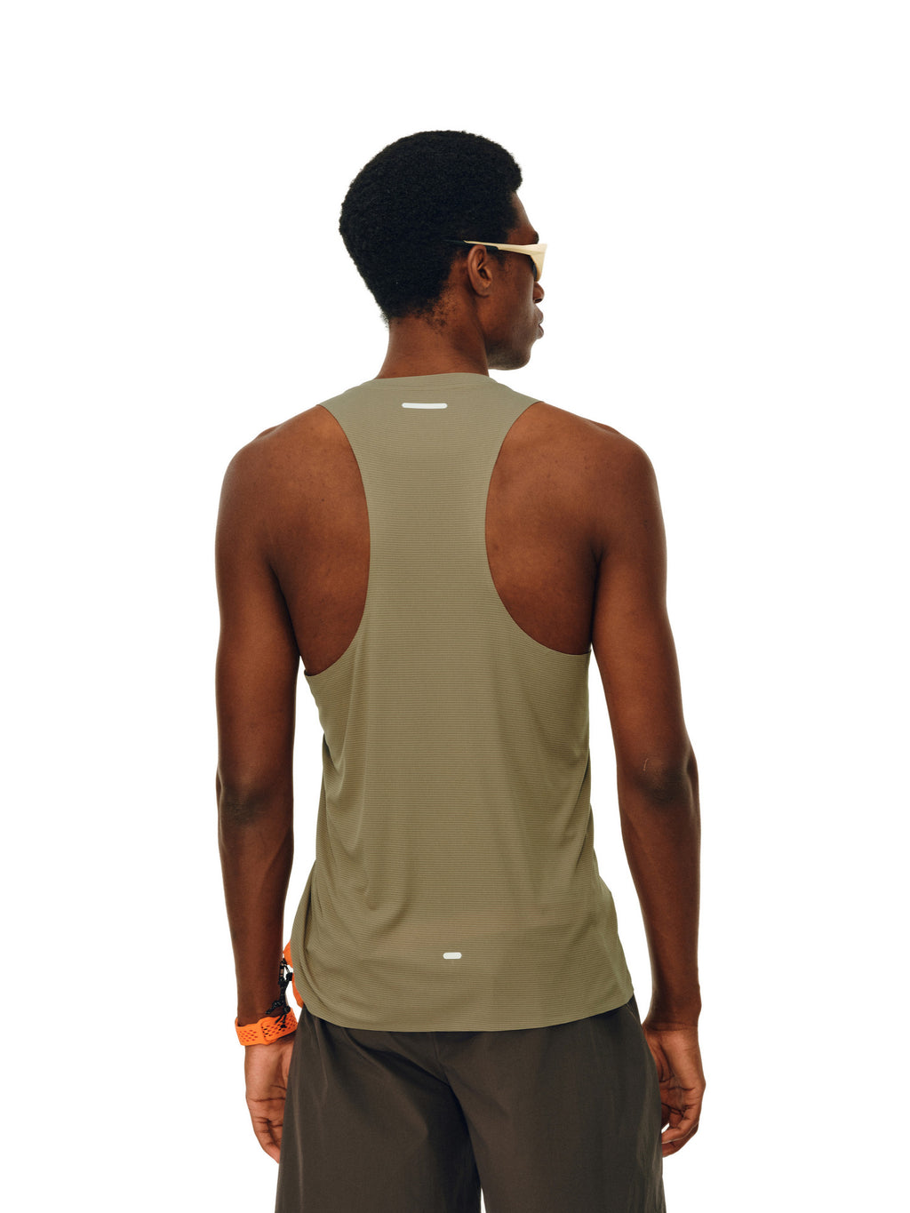 FPA Reflective Breathable Cooling Quick-Dry Antibacterial Sports Tank Top for Men, Summer Fitness Running Outdoor Sleeveless T-Shirt