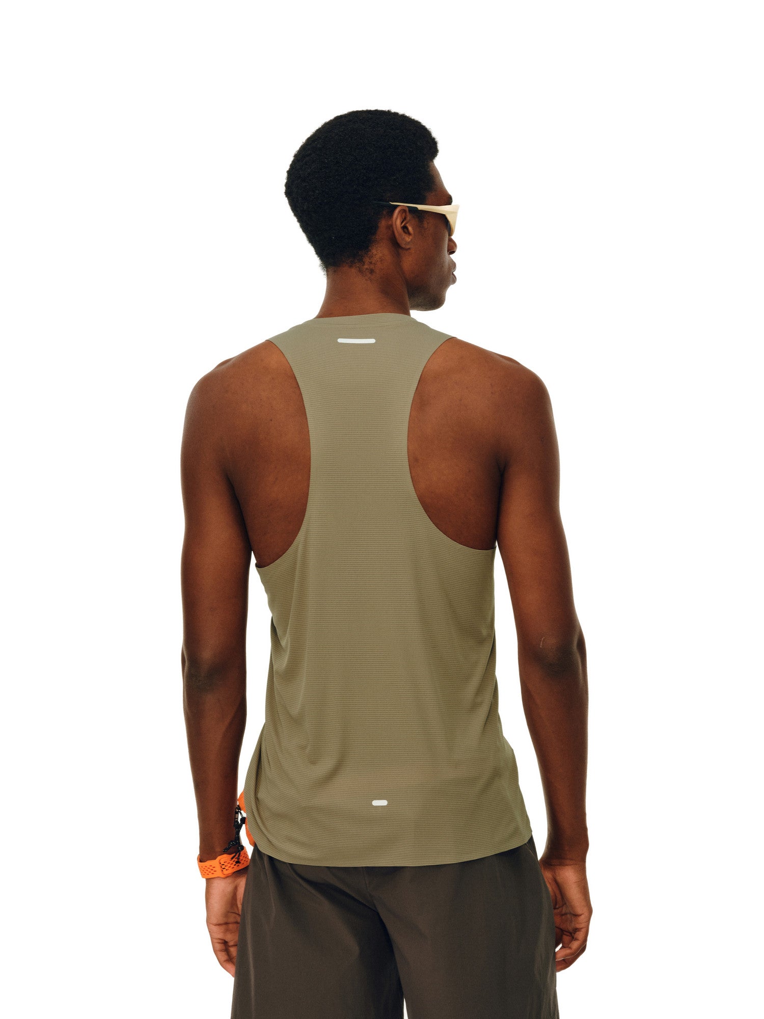 FPA Reflective Breathable Cooling Quick-Dry Antibacterial Sports Tank Top for Men, Summer Fitness Running Outdoor Sleeveless T-Shirt