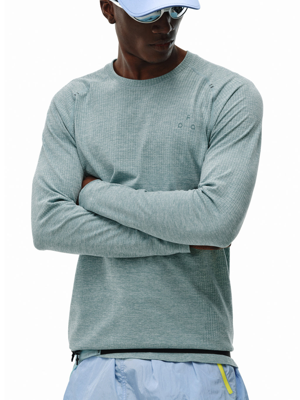 FPA Active Knit Long-Sleeve T-Shirt for Men – Spring Premium Design Crew Neck Casual Fitness Breathable Outdoor Tee