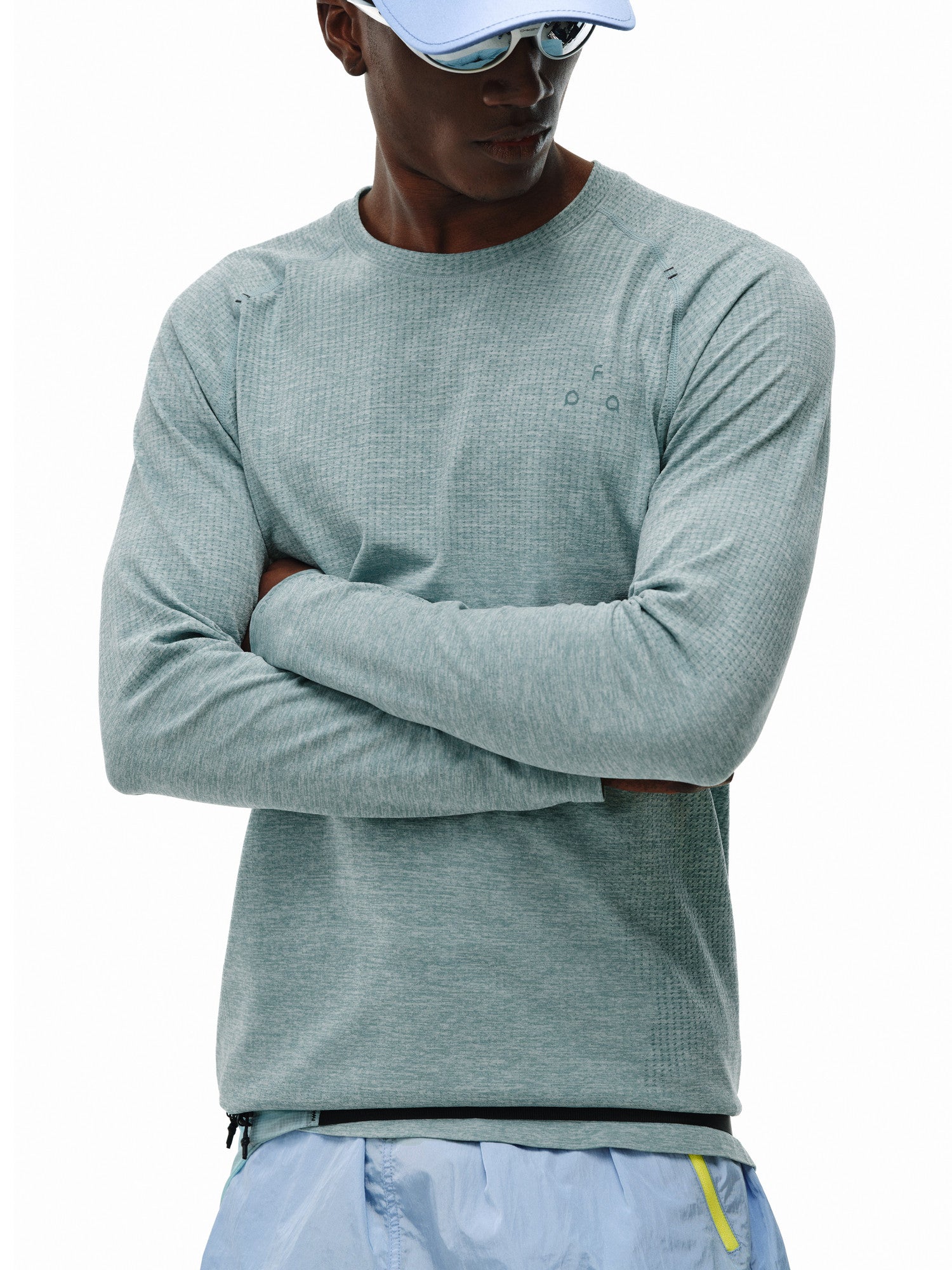 FPA Active Knit Long-Sleeve T-Shirt for Men – Spring Premium Design Crew Neck Casual Fitness Breathable Outdoor Tee