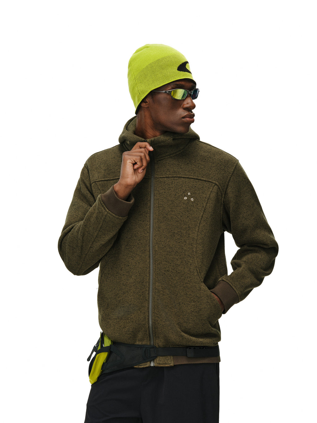 FPA Loose Fit Outdoor Sports Thermal Fleece Zip-Up Jacket