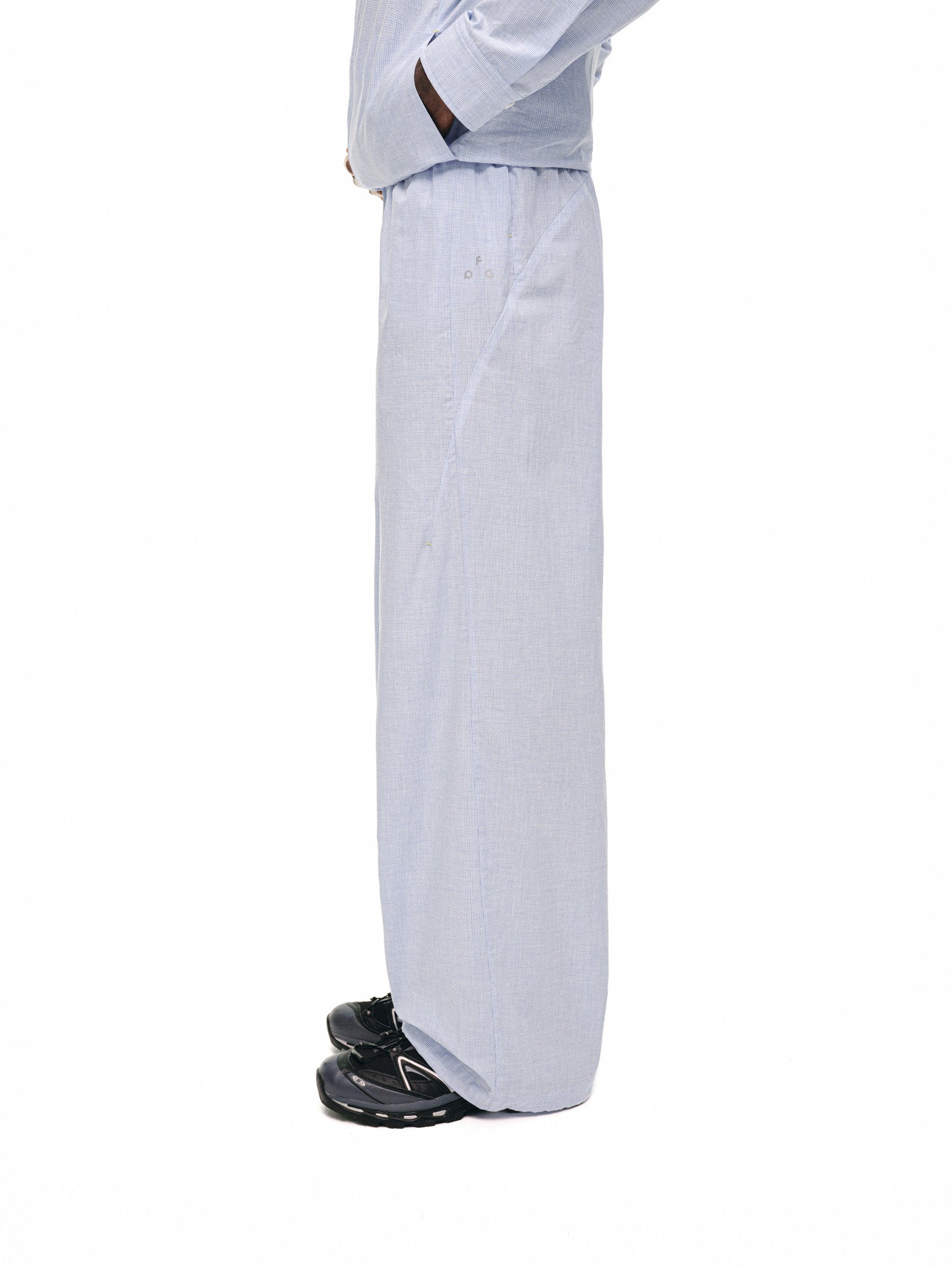 FPA Fine Grid High-Density Casual Pants Set - Spring/Autumn Loose Straight-Leg Unisex Versatile Athletic Pants