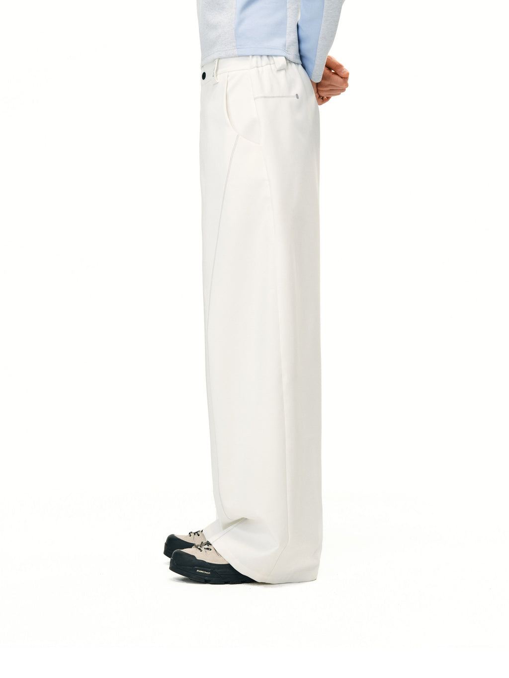 FPA Outdoor Curve Knife Pants – Wide-Leg Trousers with Contrast Color, Loose Fit, Streetwear Style