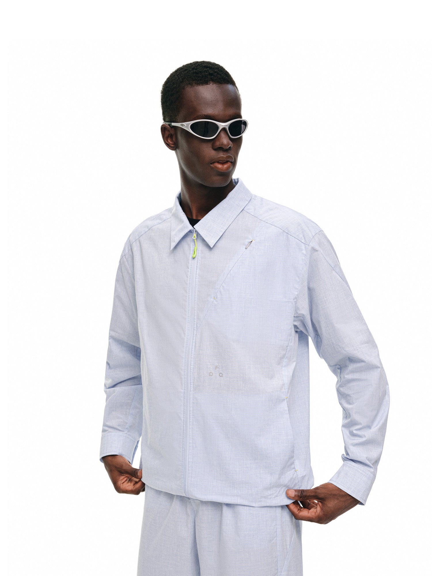FPA Fine Grid High-Density Long-Sleeve Shirt Set 2026 Fall New Couple Casual Turn-Down Collar Shirt Jacket