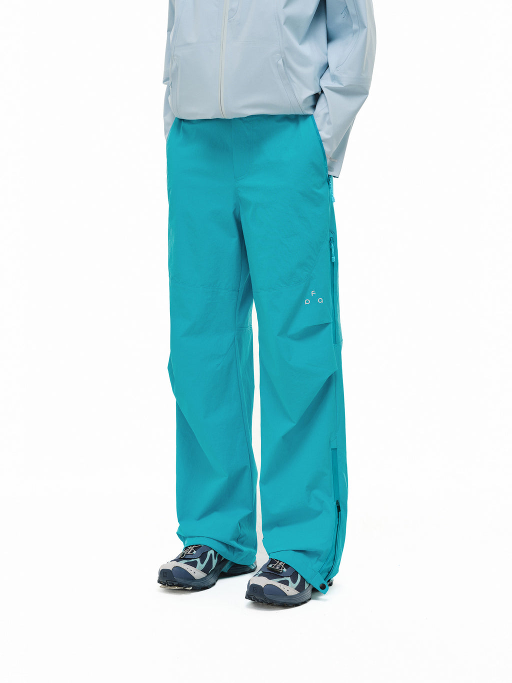 FPA Outdoor Fitted Straight-Leg Pants Quick-Dry Short Hiking Climbing Pants Casual Couple Sports Long Pants for Men