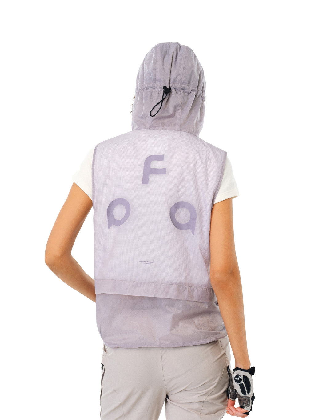 FPA UPF40+ Lightweight Hooded Sleeveless Vest for Summer Outdoor Activities, Unisex Streetwear