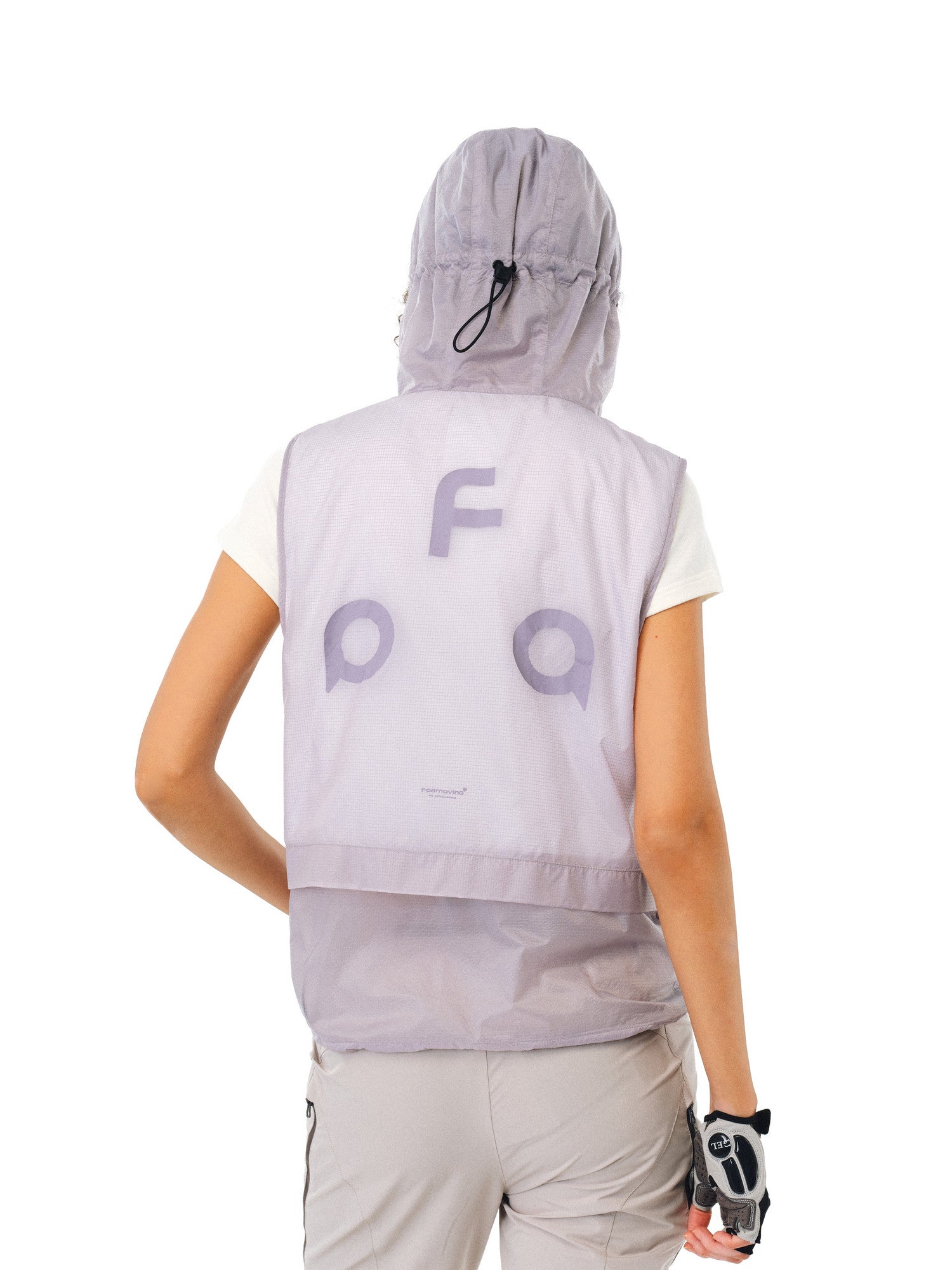 FPA UPF40+ Lightweight Hooded Sleeveless Vest for Summer Outdoor Activities, Unisex Streetwear