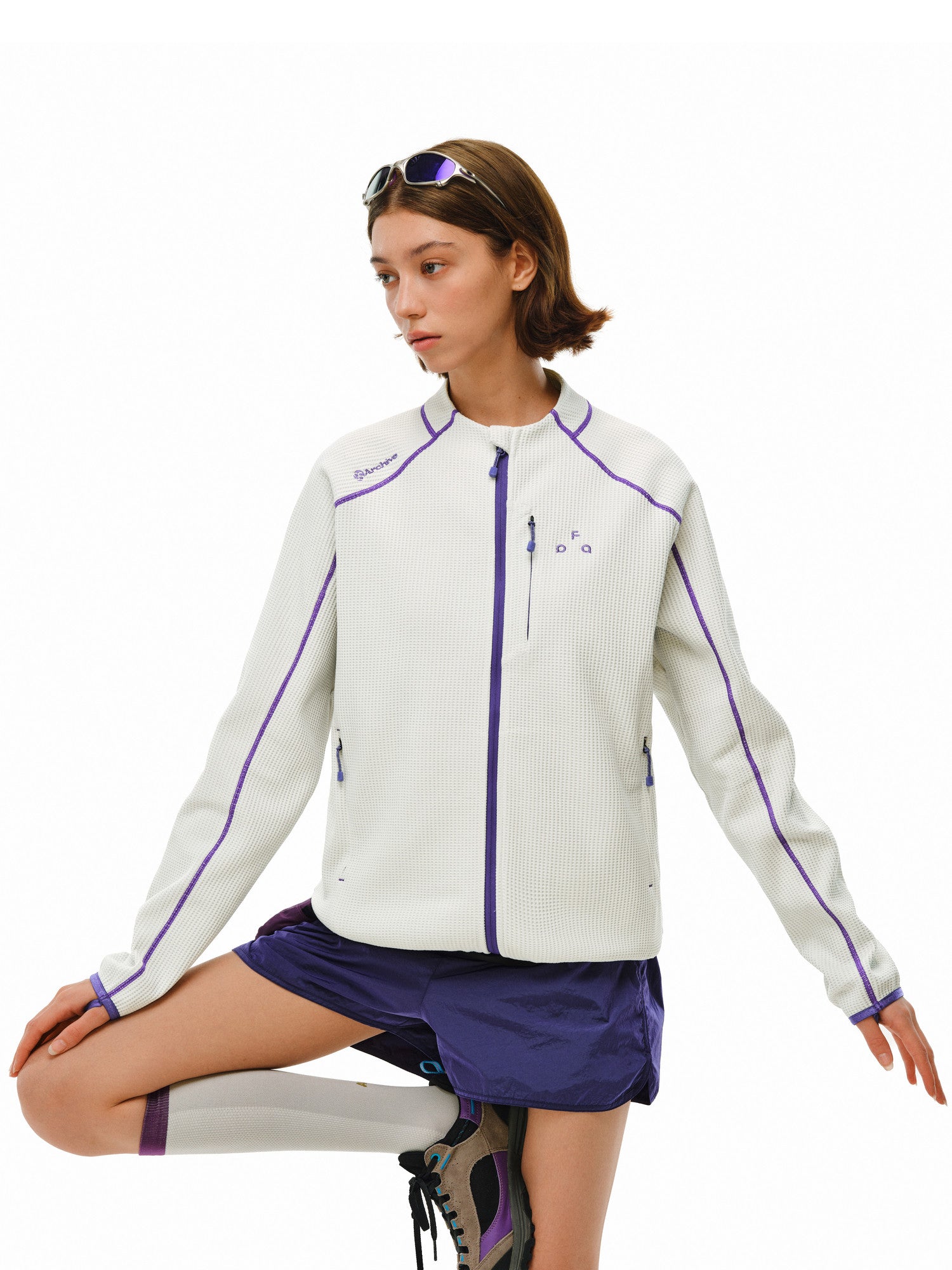 FPA Color-Block Contrast Stitch Jacket for Spring and Autumn, American Retro Zip-Up Long-Sleeve Unisex