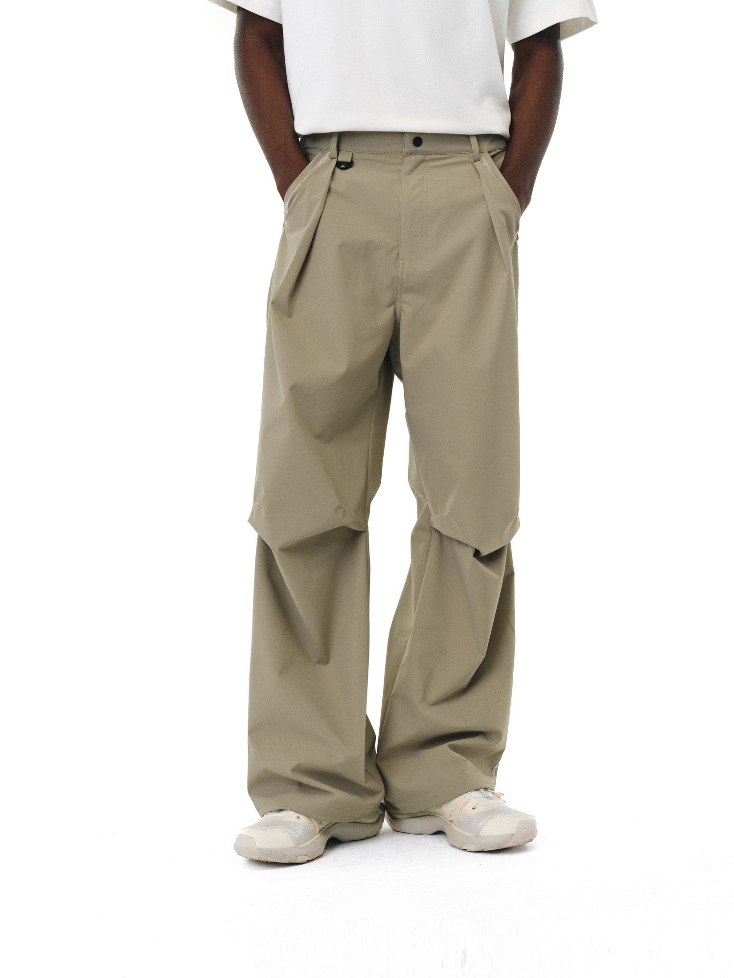 FPA Outdoor Three-Proof Breathable Paratrooper Pants Summer Sports Lightweight Loose Straight Wide-Leg Casual Long Pants