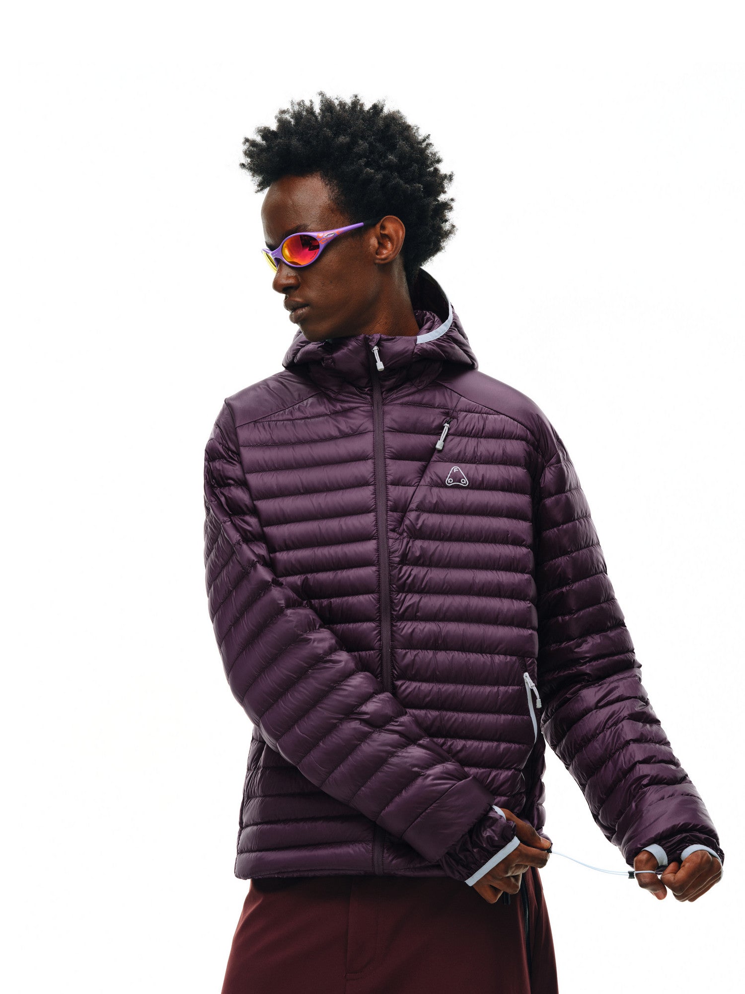 FPA 800FP 95% White Duck Down Ultra-Fine Quilted Outdoor Down Jacket for Men with Hood