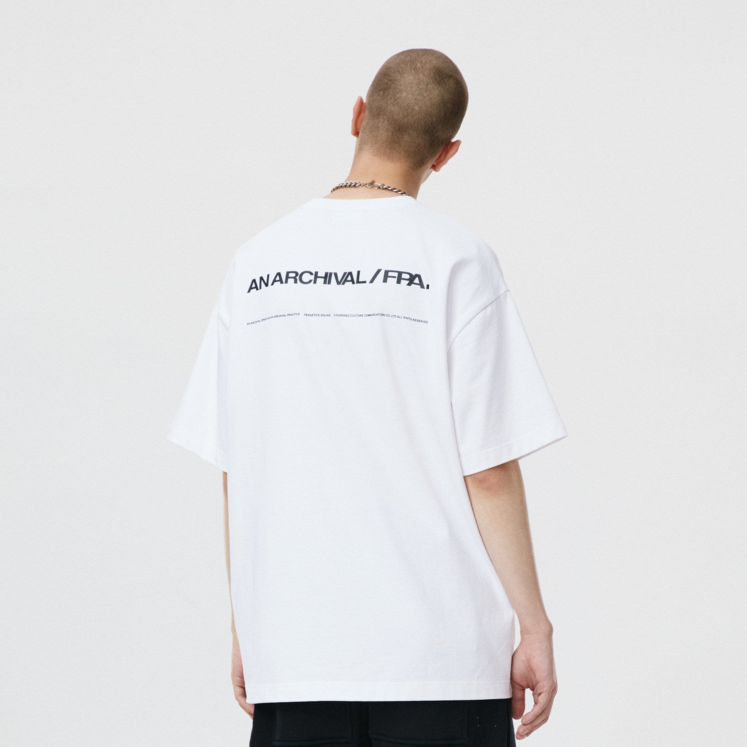 FPA Basic Black Pure Cotton Short-Sleeve T-Shirt, Chinese Streetwear Trend, Loose Summer Crew Neck Half Sleeve for Men