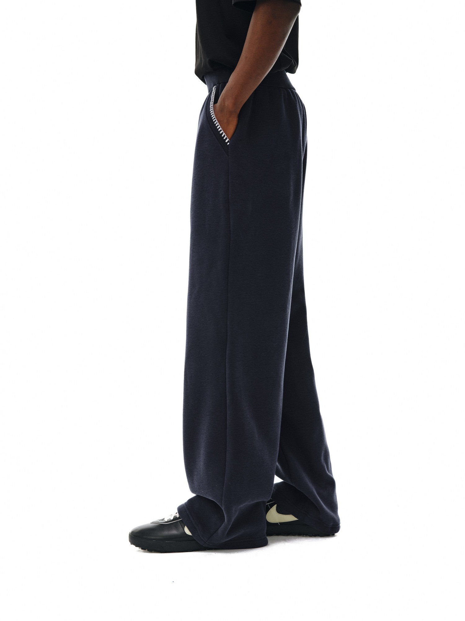 FPA Outdoor Sports Knit Textured Contrast Stripe Sweatpants