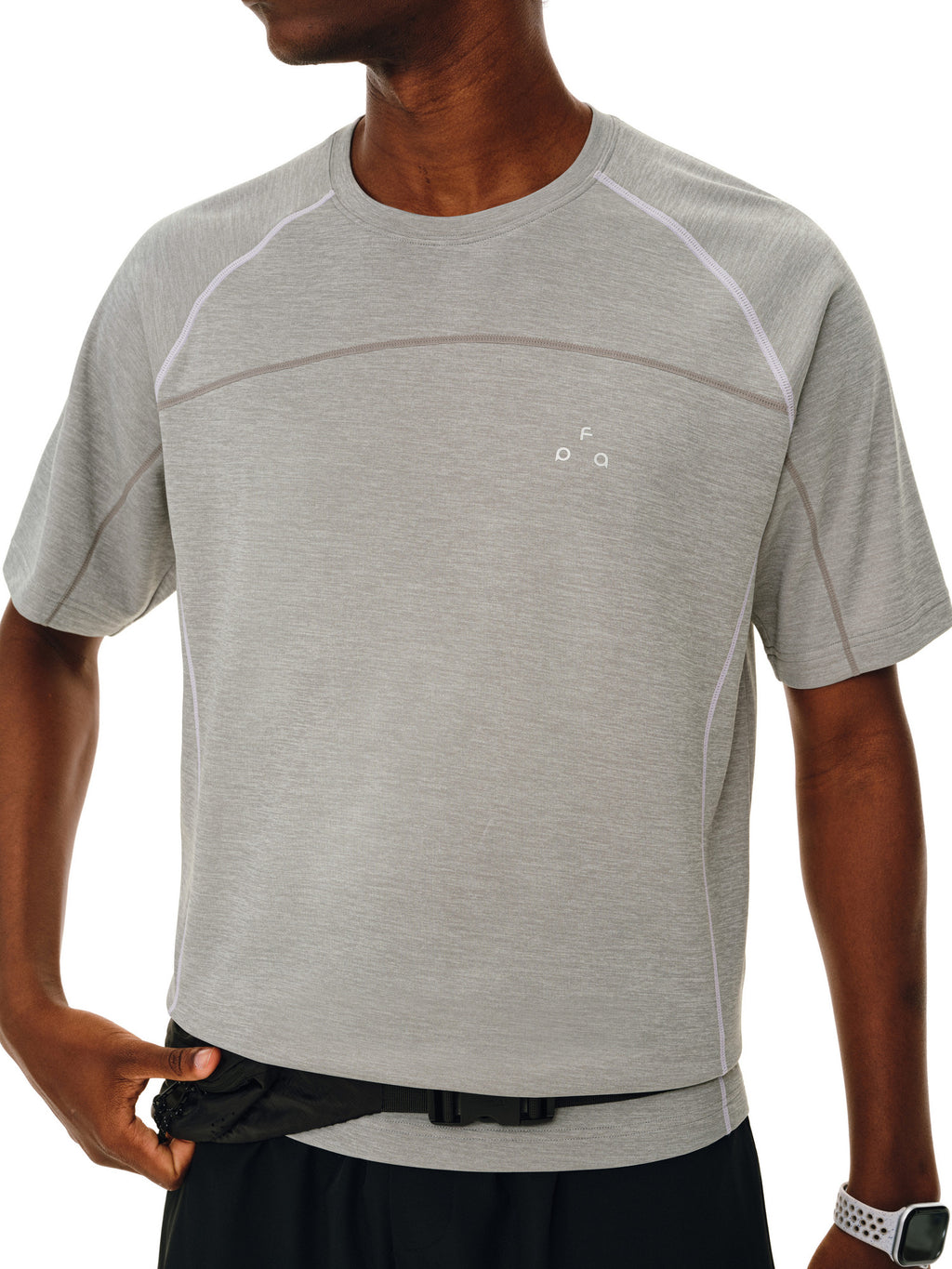 FPA Color-Block Quick-Dry Yarn Knit Sports Short Sleeve Casual Crew Neck Summer Half Sleeve T-Shirt for Men and Women