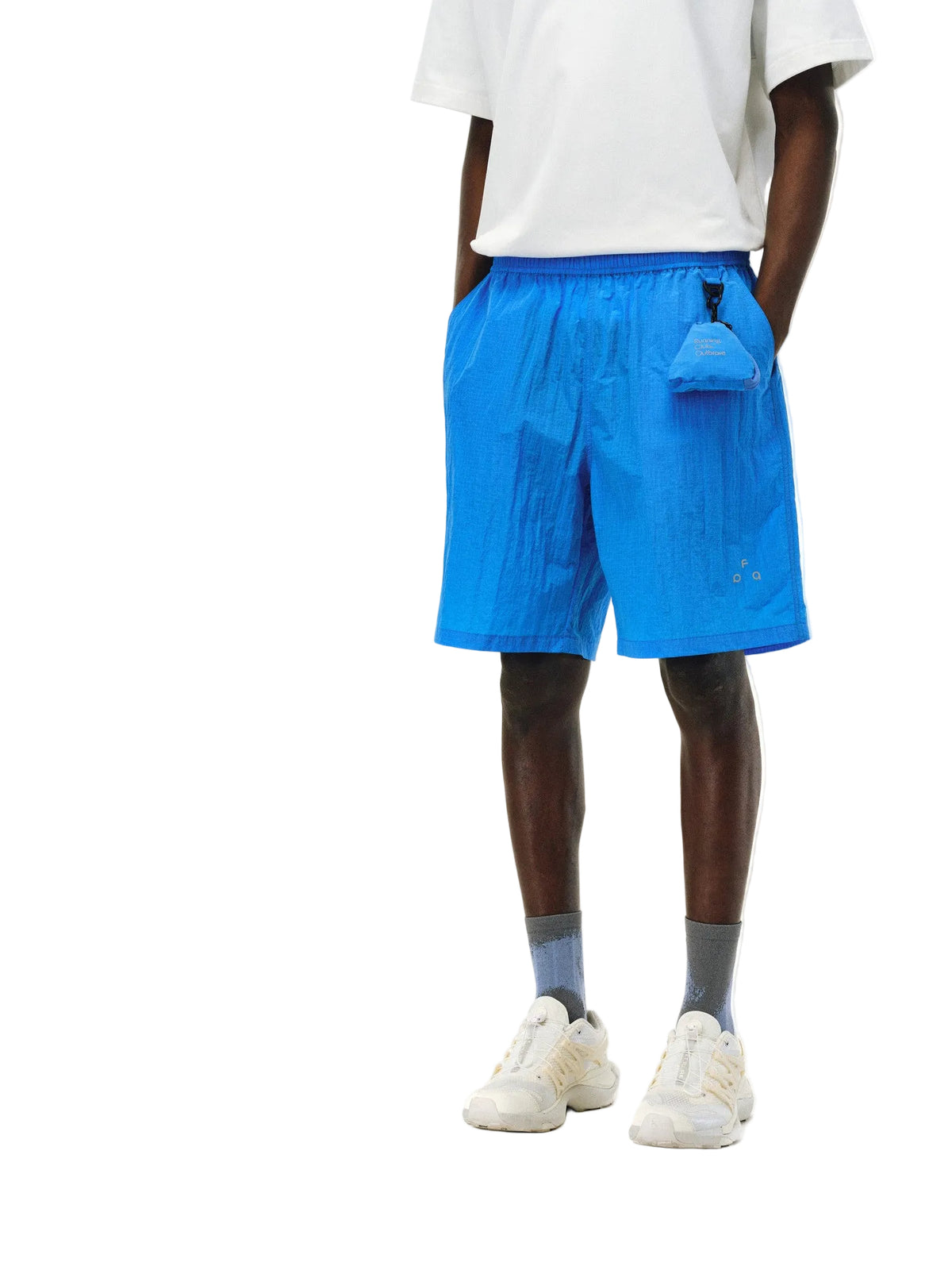 FPA Outdoor Detachable Storage Convertible Bag Hidden Pocket Textured Five-Point Shorts Men's Lightweight Casual Shorts
