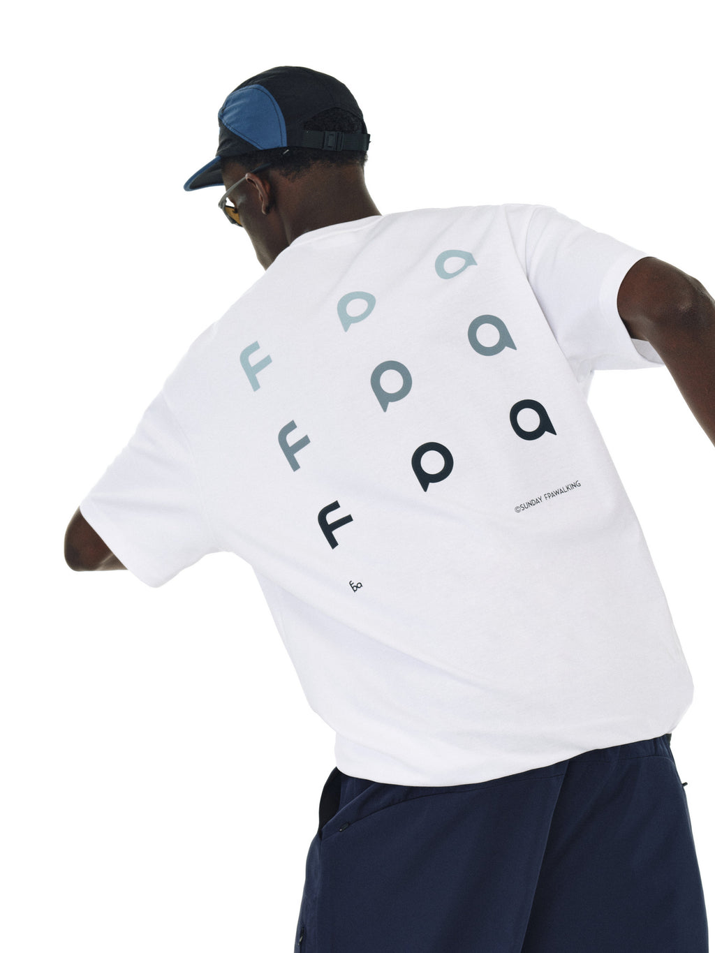 FPA Cool-Touch Ice-Skin Long-Staple Cotton Short-Sleeve T-Shirt | Chinese Streetwear Summer Crewneck Oversized Couple Tee in Black