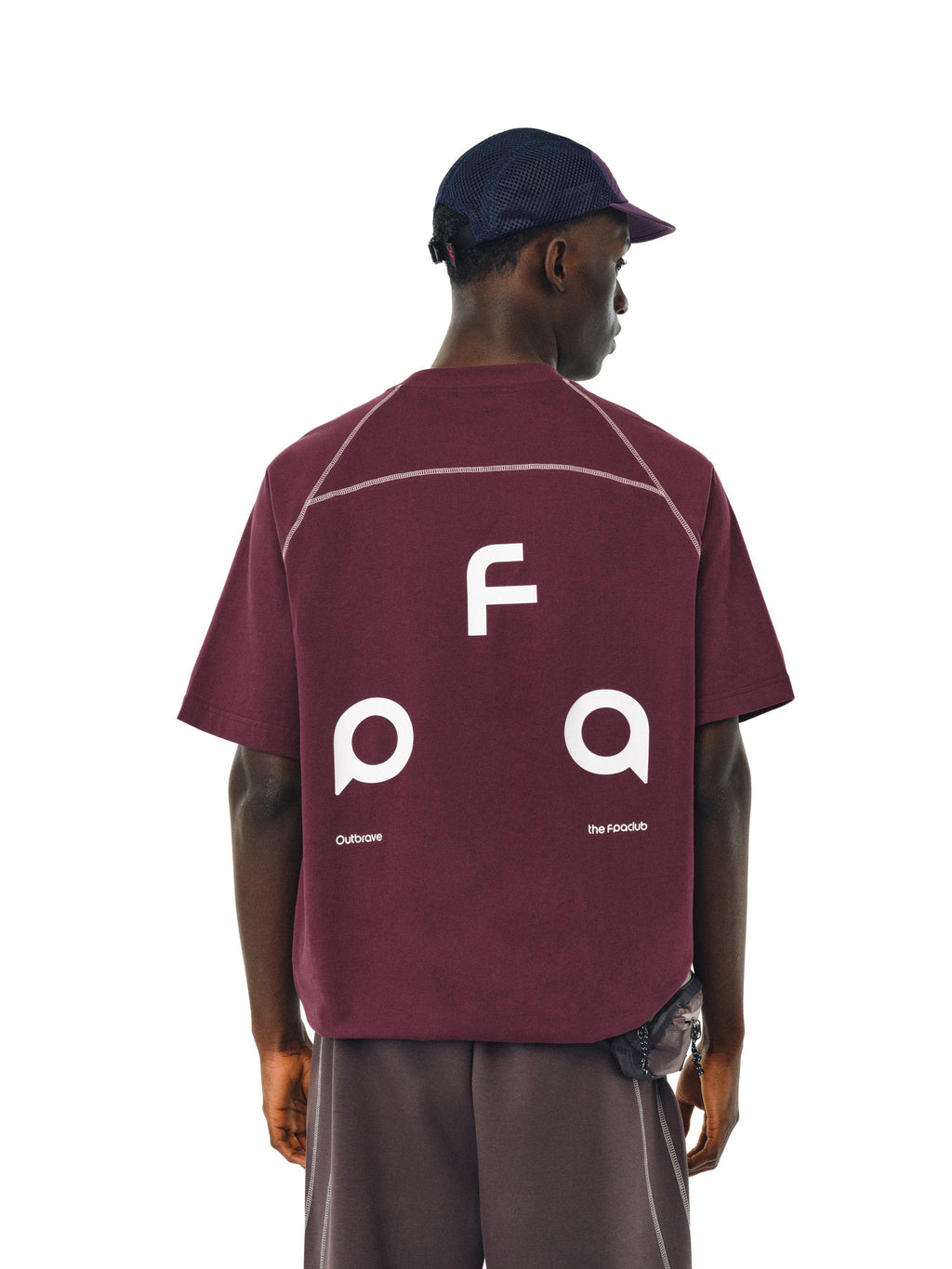 FPA Quick-Dry 7A Antibacterial Hasso Line Short Sleeve T-Shirt, Chinese Street Style Summer Round Neck Loose Couple Casual Tee