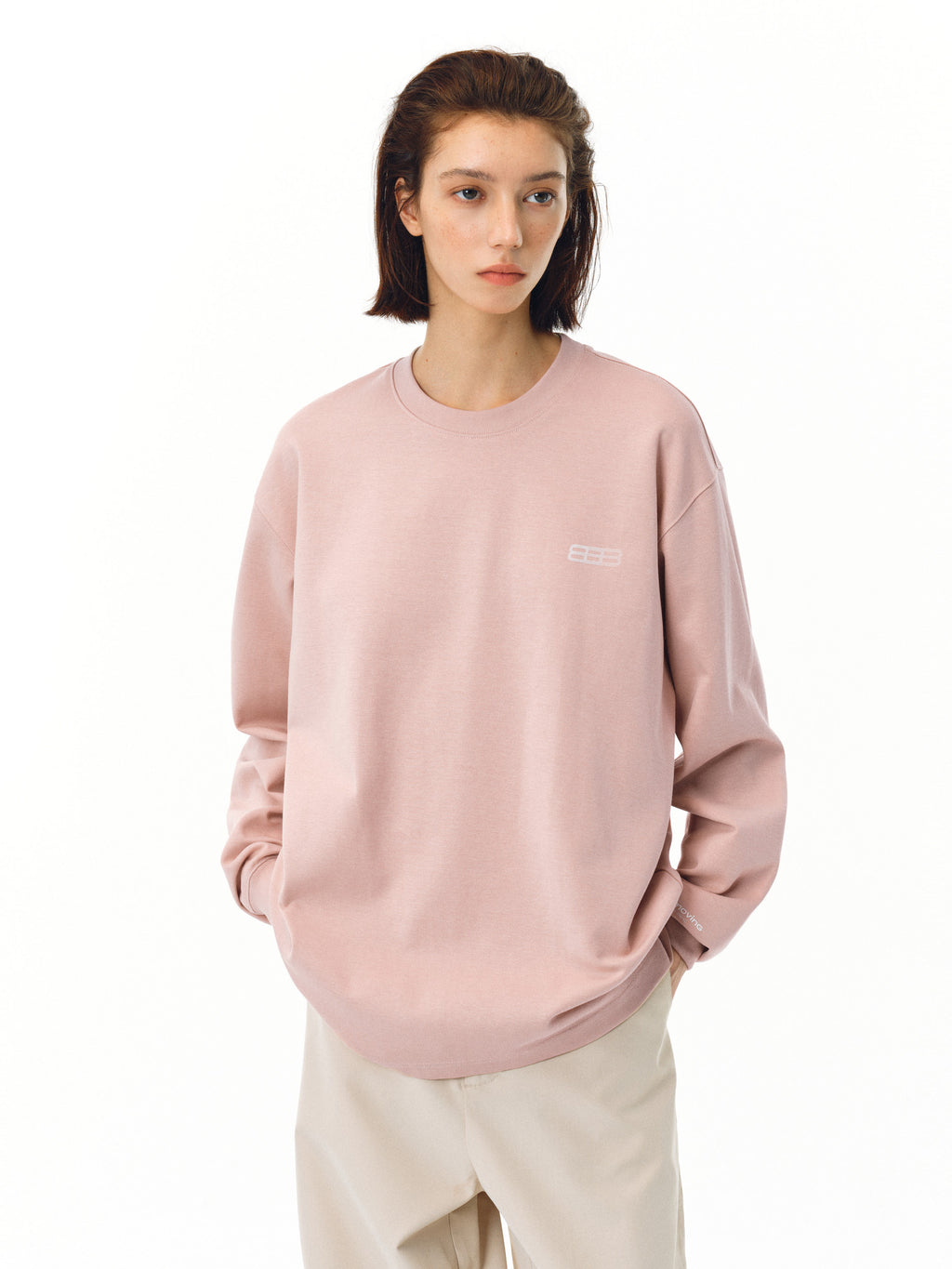 FPA Phantom 8 Long Sleeve T-Shirt - Chinese Streetwear, Loose Fit, Unisex, Round Neck, Spring/Autumn