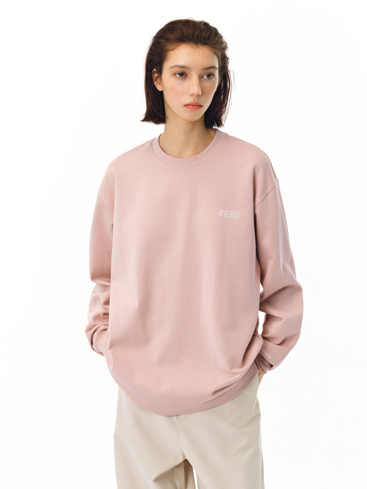 FPA Phantom 8 Long Sleeve T-Shirt - Chinese Streetwear, Loose Fit, Unisex, Round Neck, Spring/Autumn