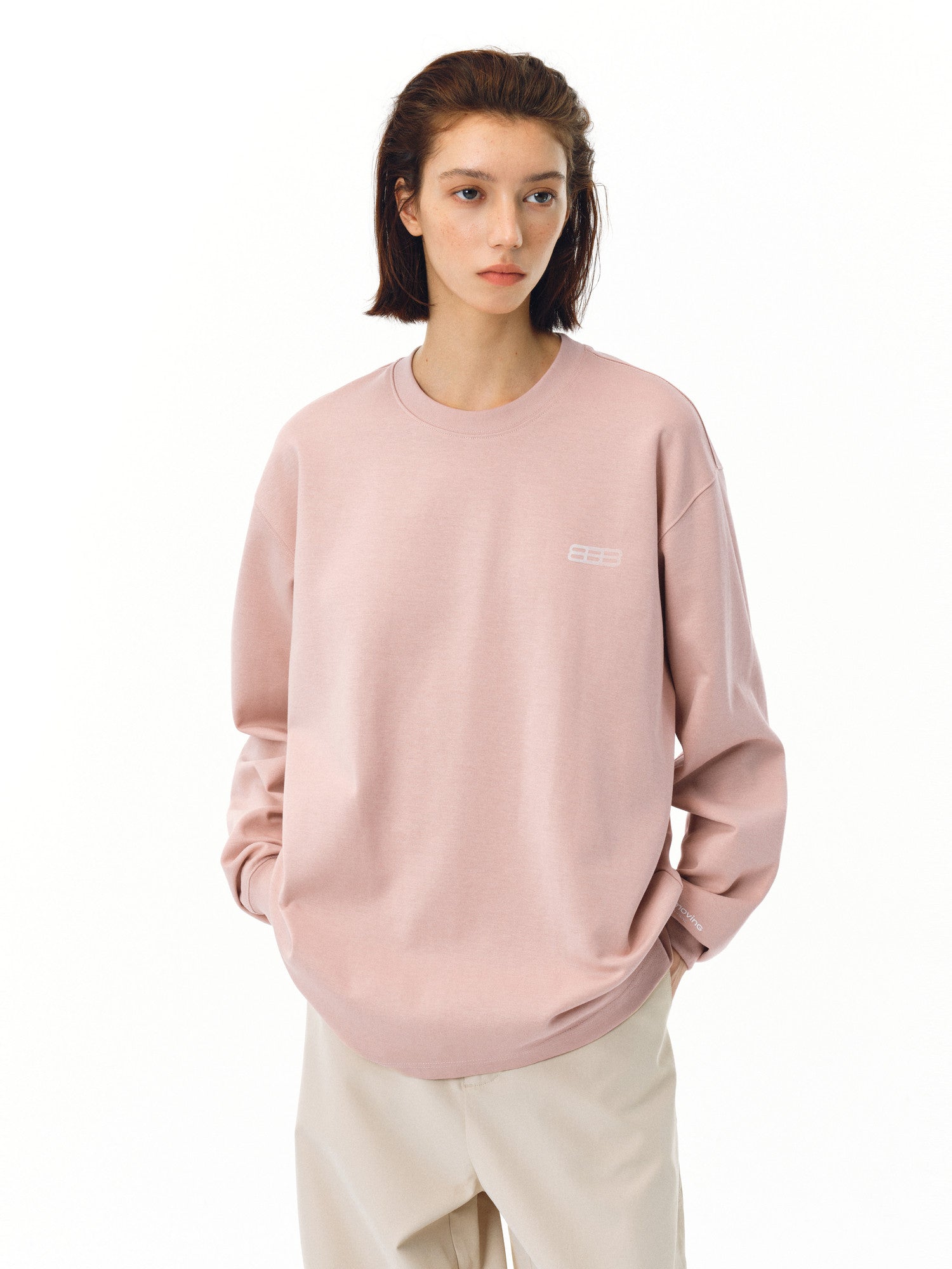 FPA Phantom 8 Long Sleeve T-Shirt - Chinese Streetwear, Loose Fit, Unisex, Round Neck, Spring/Autumn