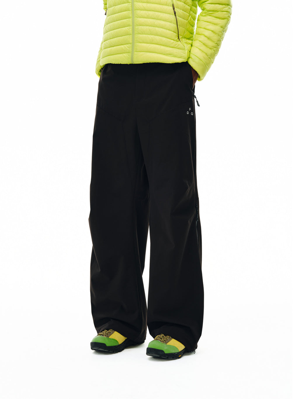 FPA Outdoor Waterproof Zipper Detail Straight-Leg Casual Jogger Pants for Men and Women