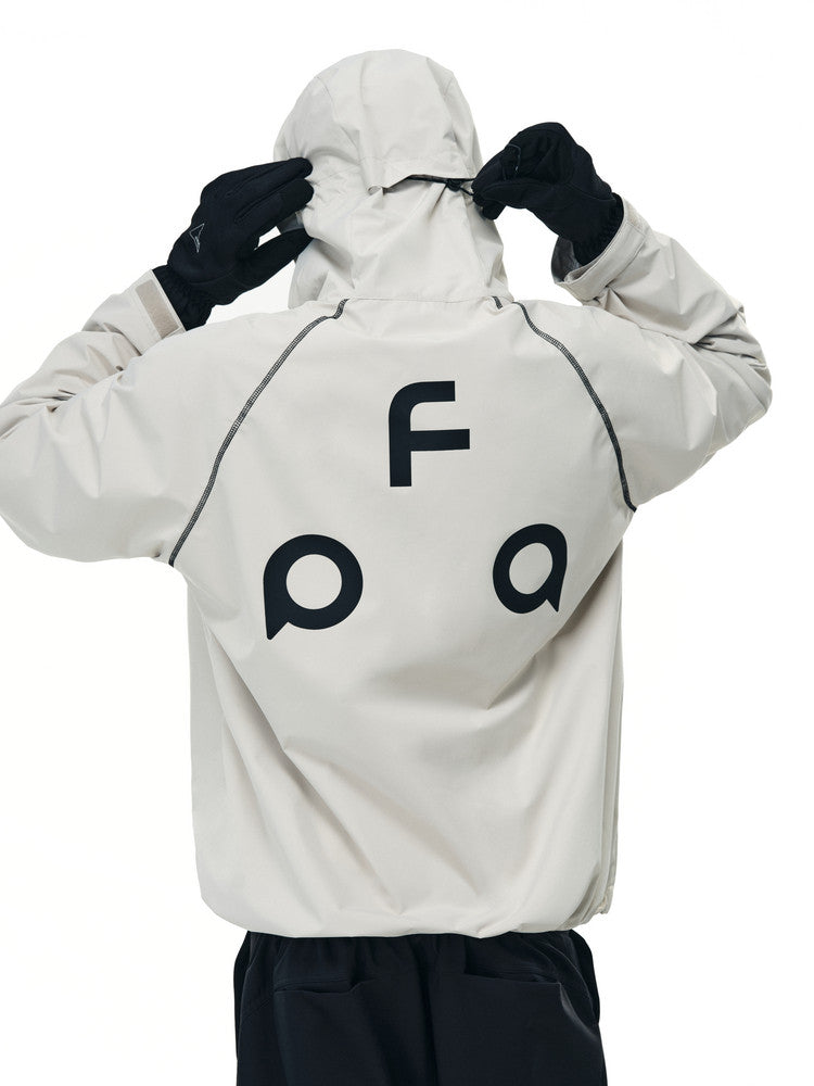 FPA Water-Repellent Hasso Contrast Color Shell Jacket – Chinese Streetwear Outdoor Hiking Jacket