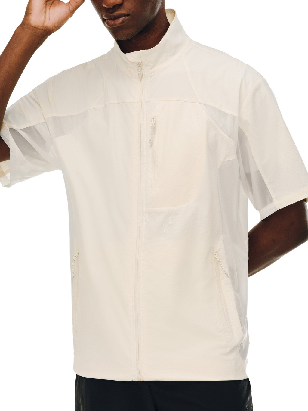 FPA Cool-Touch Breathable Stand Collar Multi-Pocket Short-Sleeve Shirt Summer Chinese Trend Outdoor Sports Quick-Dry Half-Sleeve Shirt