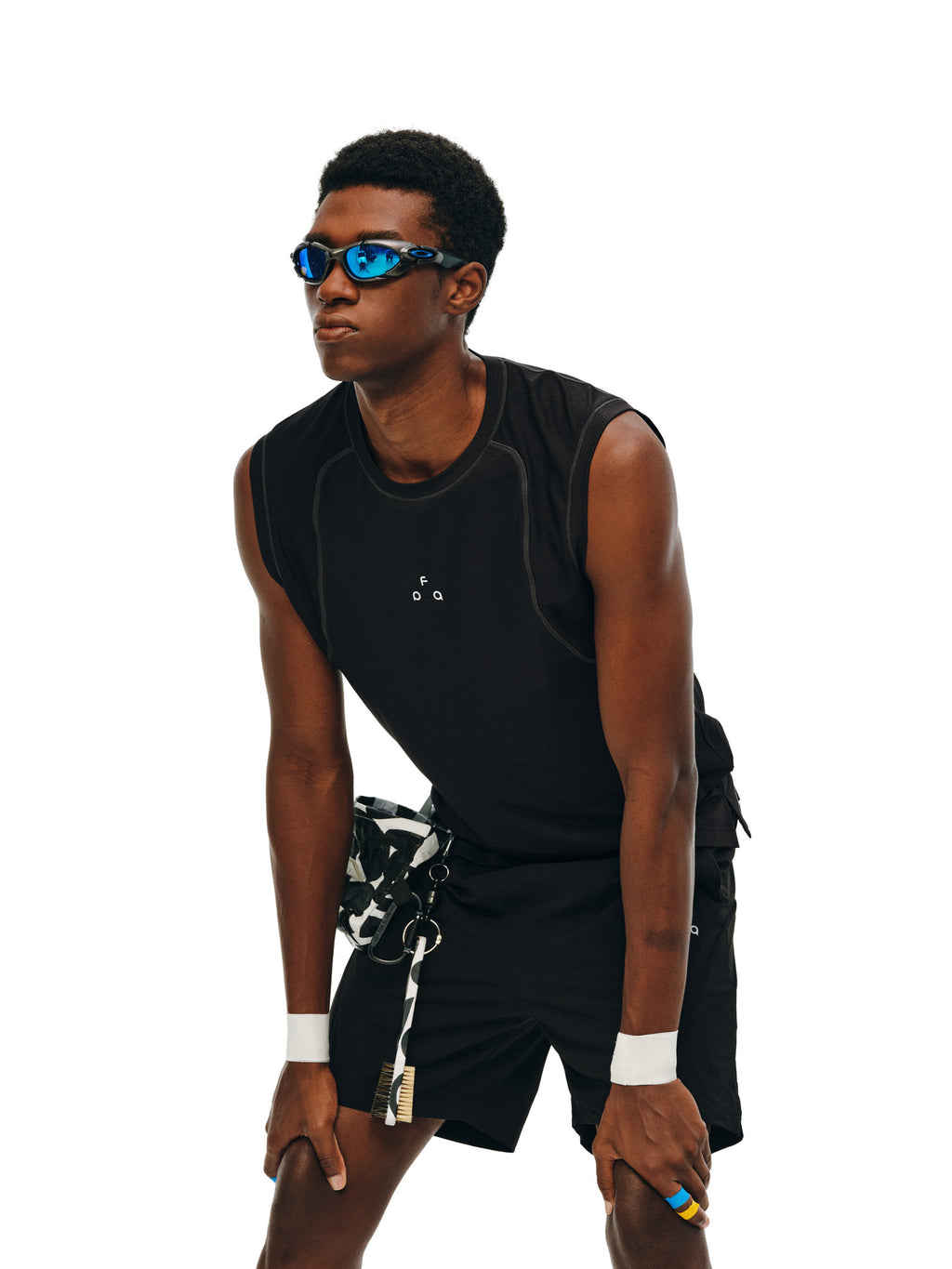 FPA COOLMAX Sports Paneled Vest - Summer Outdoor Breathable Cool Feel Fitness Sleeveless T-Shirt