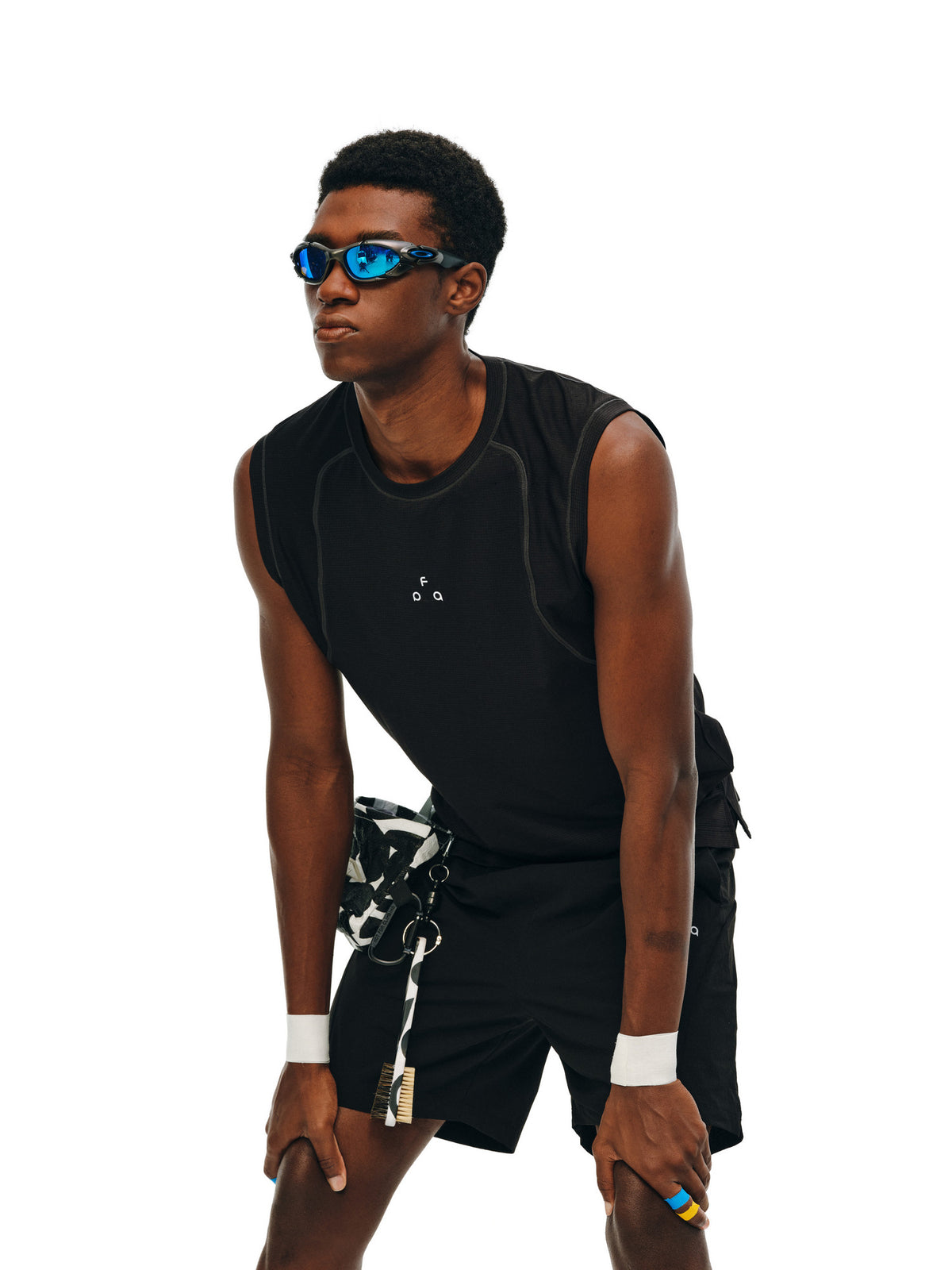 FPA COOLMAX Sports Paneled Vest - Summer Outdoor Breathable Cool Feel Fitness Sleeveless T-Shirt
