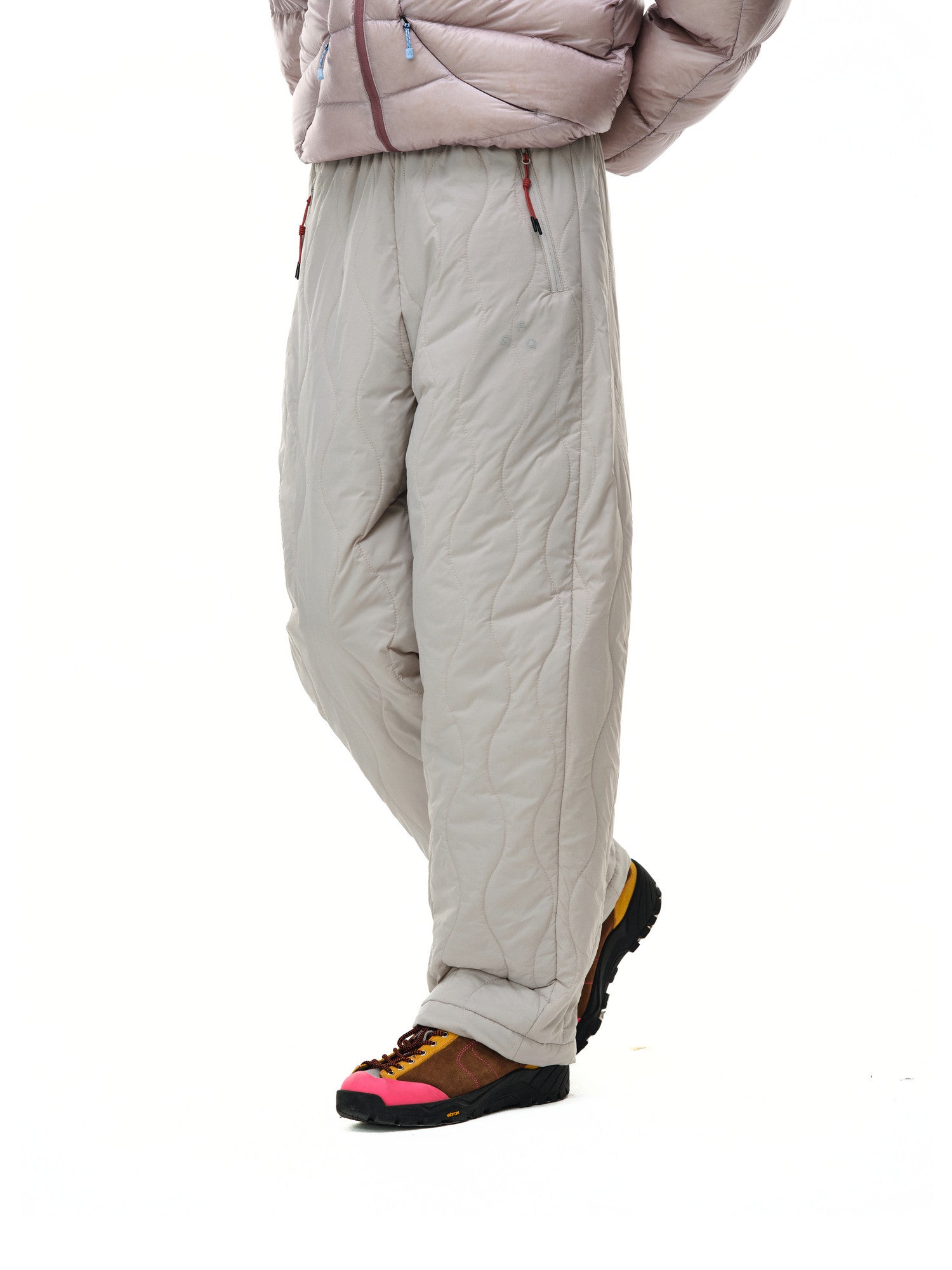FPA Outdoor New Thinsulate Lightweight Quilted Cotton Pants – Winter Warm Straight-Leg Casual Trousers