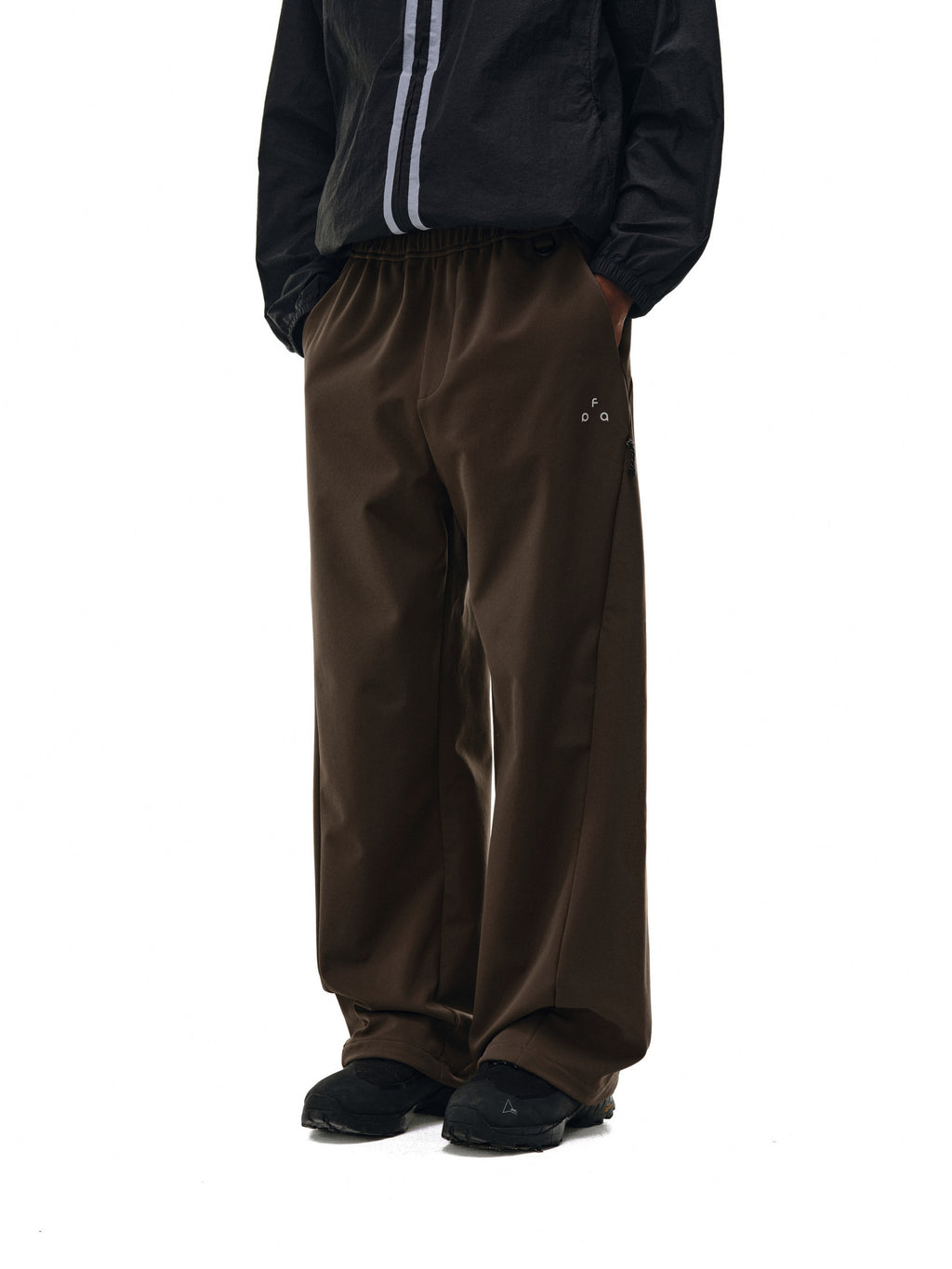FPA Outdoor Loose Lightweight Breathable Softshell Skin-Friendly Curved Cut Long Pants – Chinese Trend Straight-Leg Sports Casual Pants for Men
