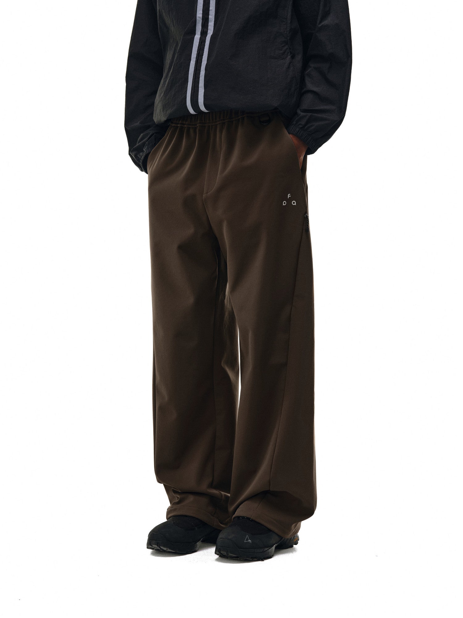 FPA Outdoor Loose Lightweight Breathable Softshell Skin-Friendly Curved Cut Long Pants – Chinese Trend Straight-Leg Sports Casual Pants for Men