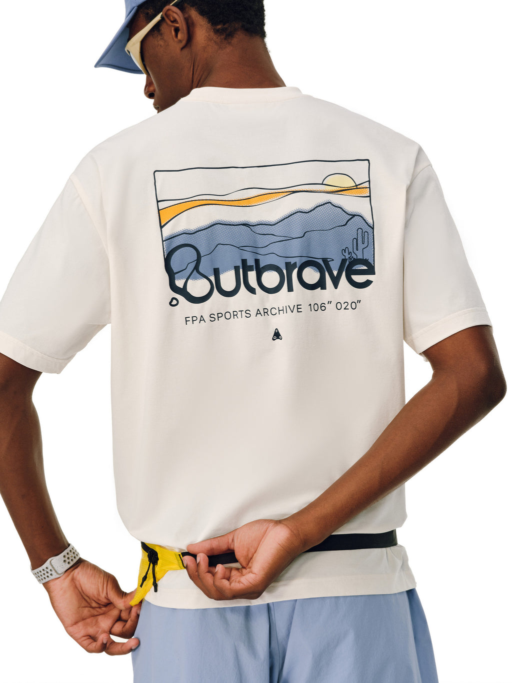 FPA Moisture-Wicking Cool-Touch 7A Antibacterial Outdoor Short-Sleeve T-Shirt, Summer Crew Neck Casual Couple Sports Tee