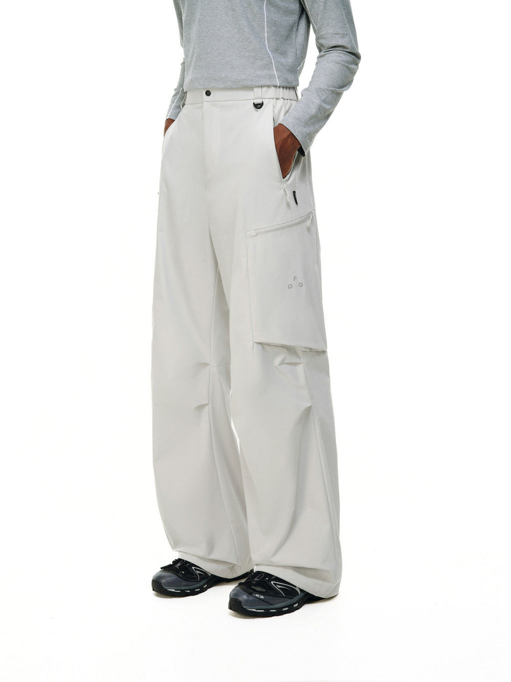 FPA Outdoor Lightweight Soft Shell Pants CORDURA High-Strength Abrasion-Resistant Paratrooper Cargo Pants for Men, Sports Hiking Trousers