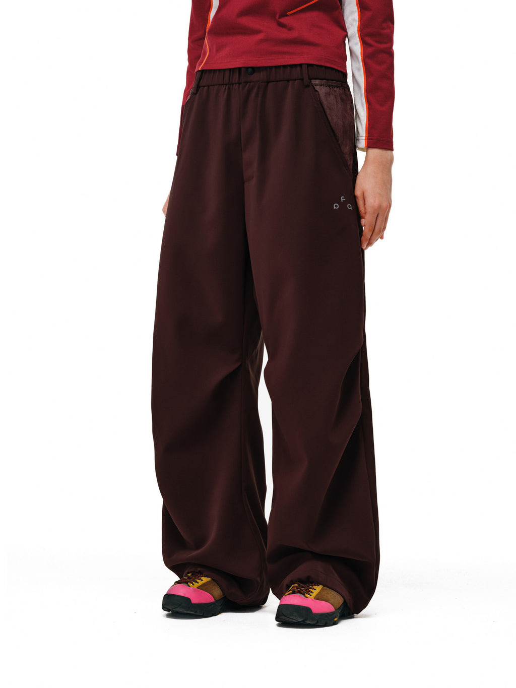 FPA Outdoor Pleated Curved Loose Paratrooper Pants 2026 New Spring/Autumn Casual Black Sports Long Pants