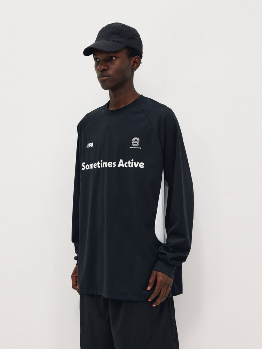 FPA Quick-Dry Ice-Feel Athletic Paneled T-Shirt Chinese Streetwear Trend Loose Outdoor Fitness Crew Neck Long Sleeve Men