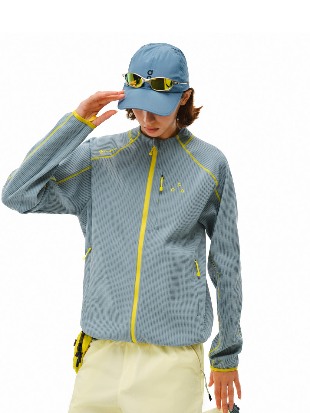 FPA Color-Block Contrast Stitch Jacket for Spring and Autumn, American Retro Zip-Up Long-Sleeve Unisex