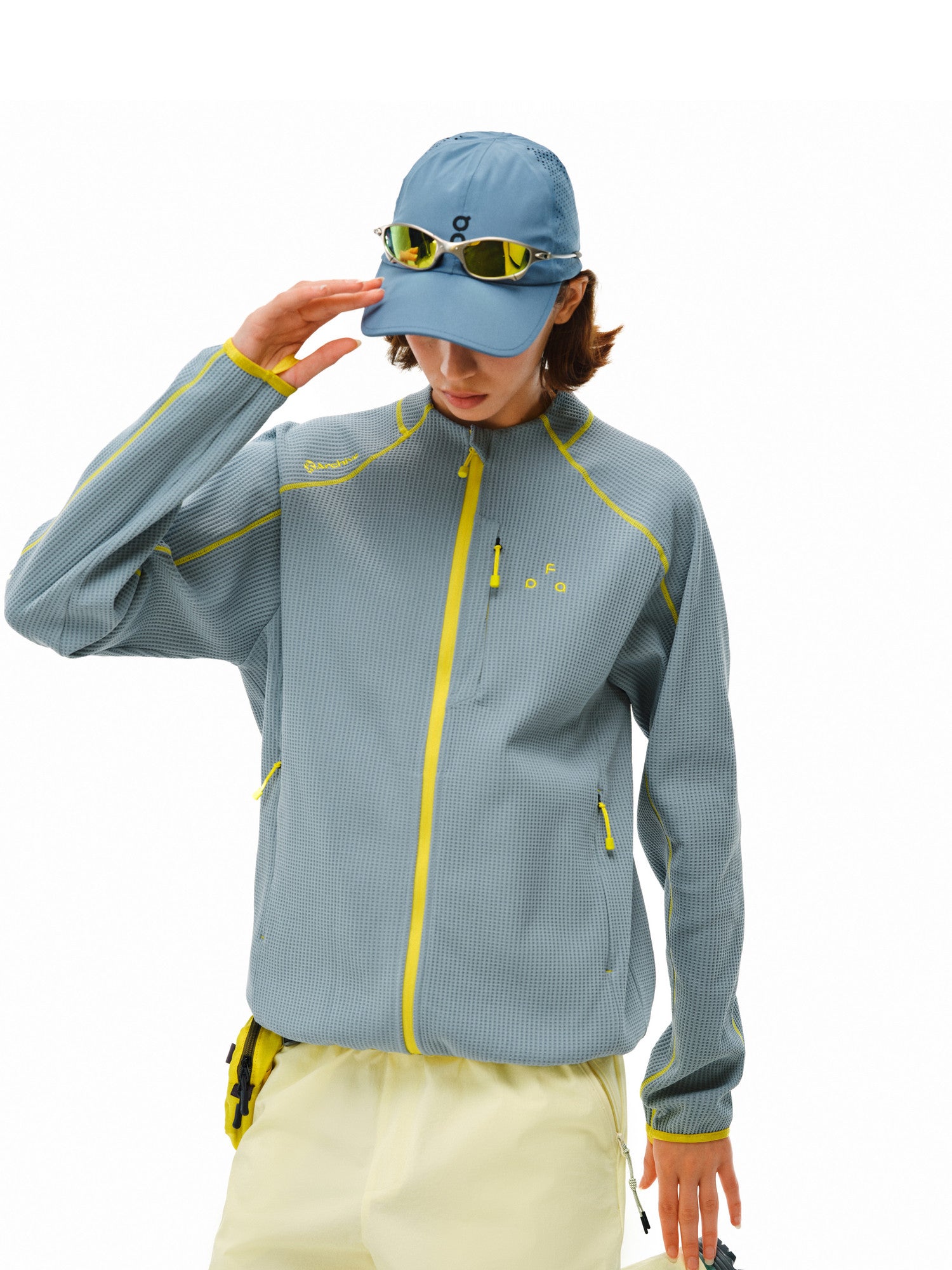 FPA Color-Block Contrast Stitch Jacket for Spring and Autumn, American Retro Zip-Up Long-Sleeve Unisex