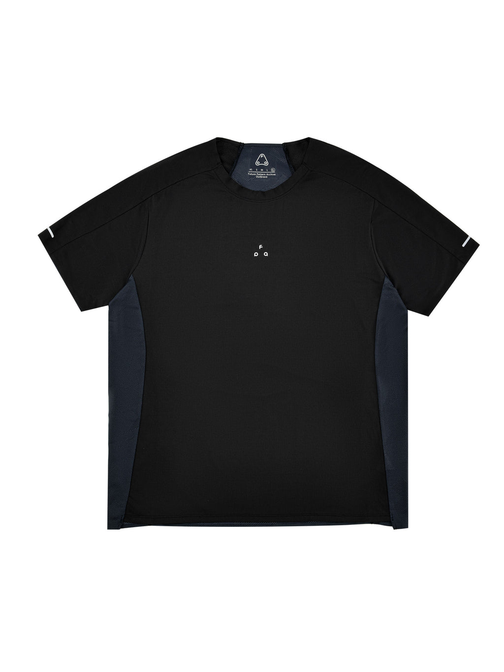 FPA Men's and Women's Summer Breathable Mesh Short-Sleeve T-Shirt with Contrast Trim, Round Neck, Basic Logo, Athletic Fit