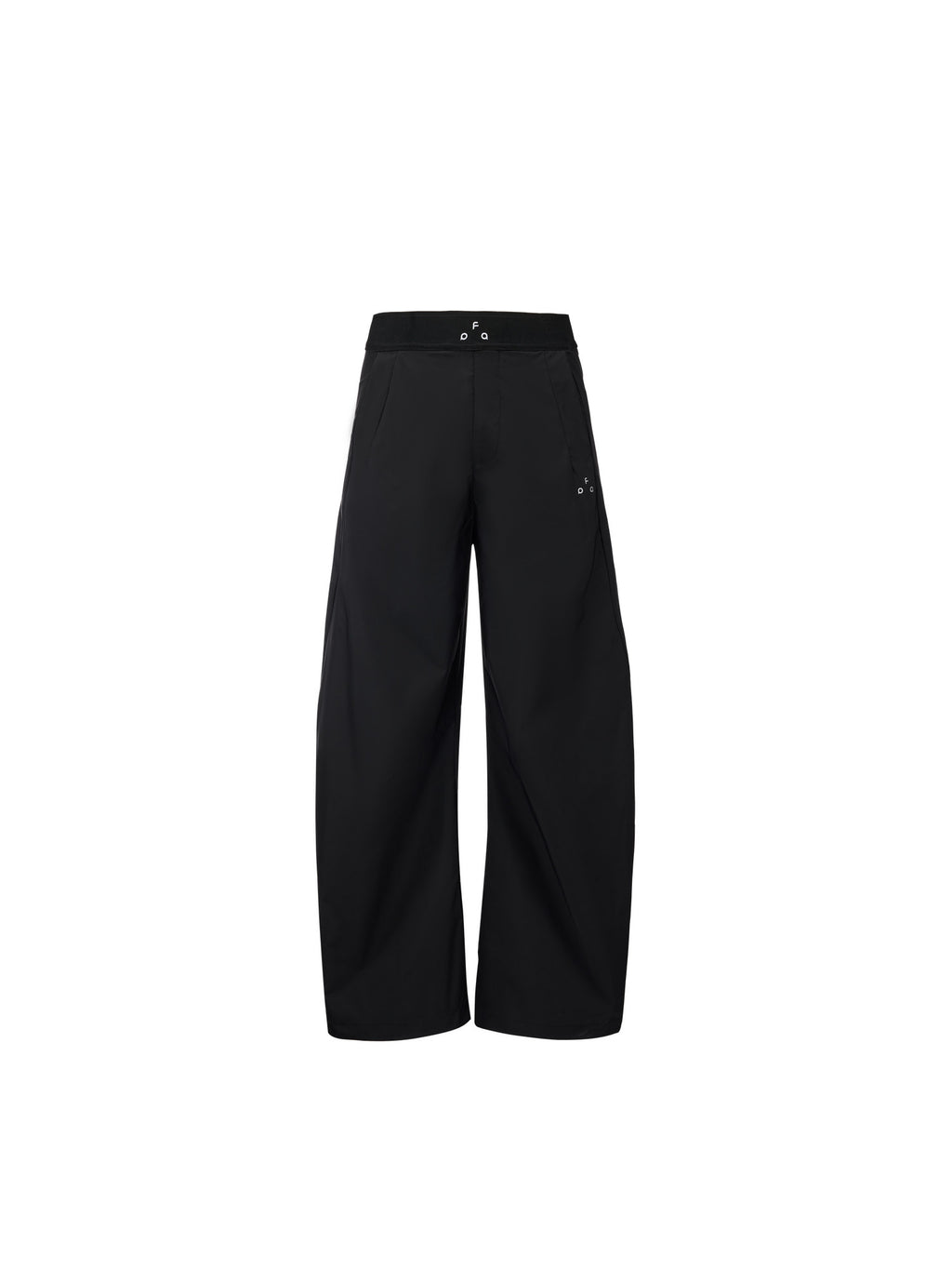 FPA Elastic Logo Woven Quick-Dry Curved-Leg Trousers