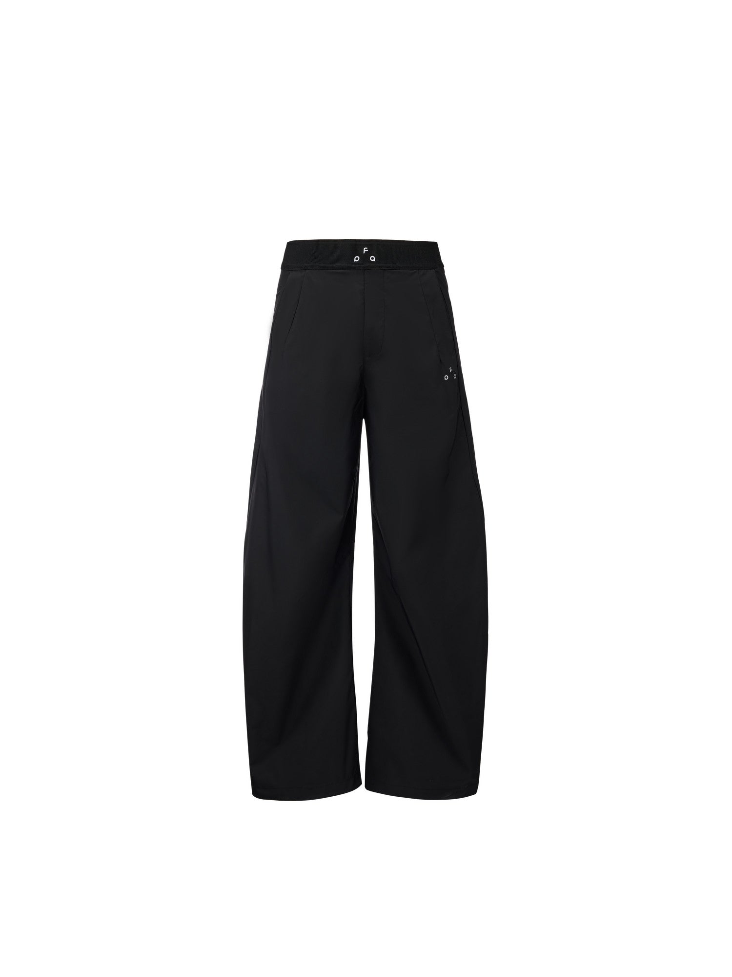 FPA Elastic Logo Woven Quick-Dry Curved-Leg Trousers