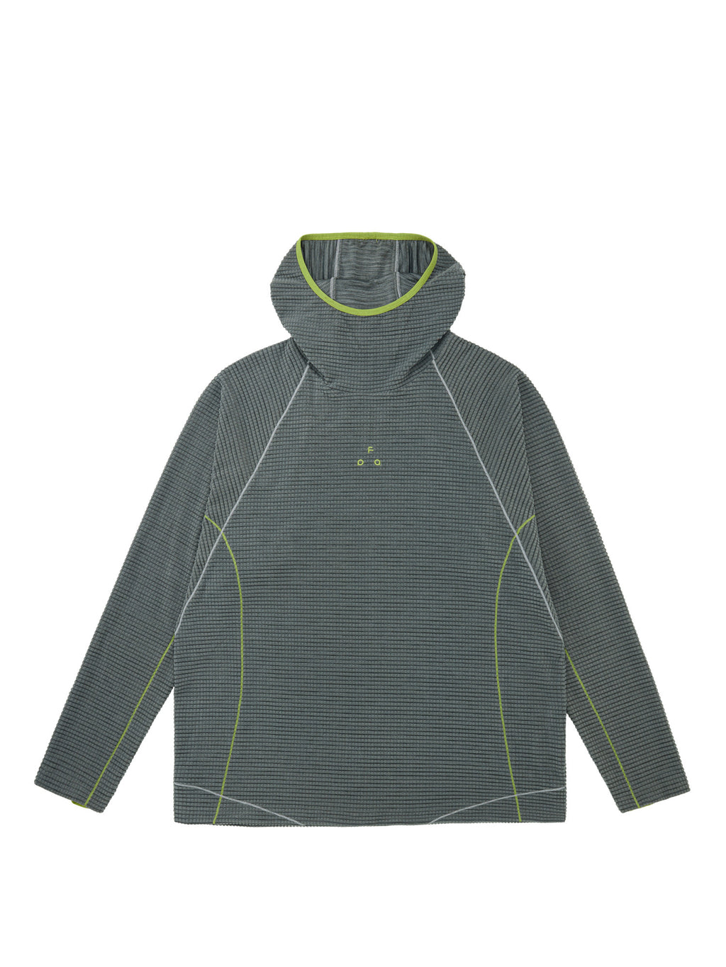 FPA Arc Contrast Fleece Long Sleeve Hoodie for Outdoor Sports, Unisex Casual Spring/Fall