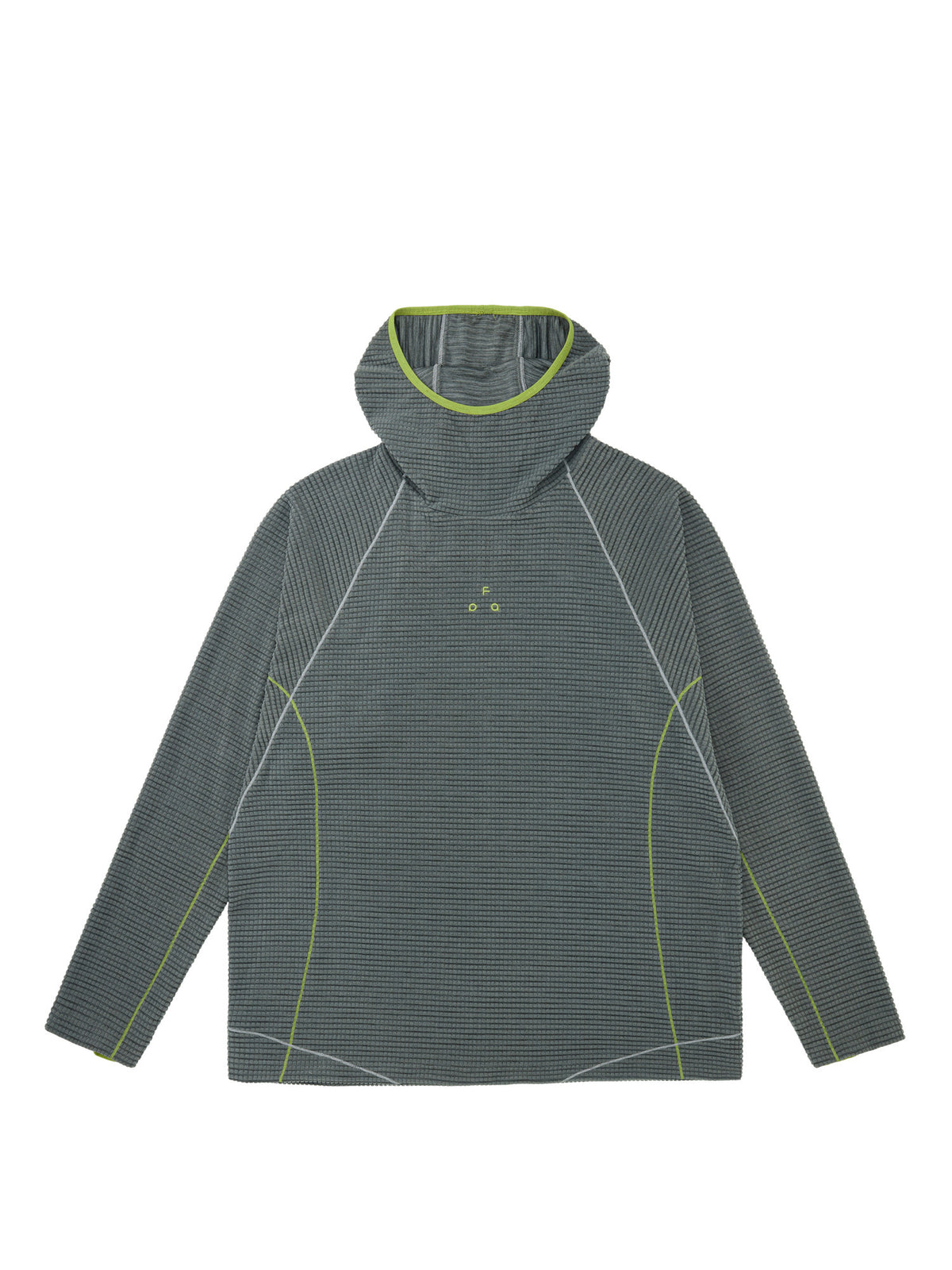 FPA Arc Contrast Fleece Long Sleeve Hoodie for Outdoor Sports, Unisex Casual Spring/Fall